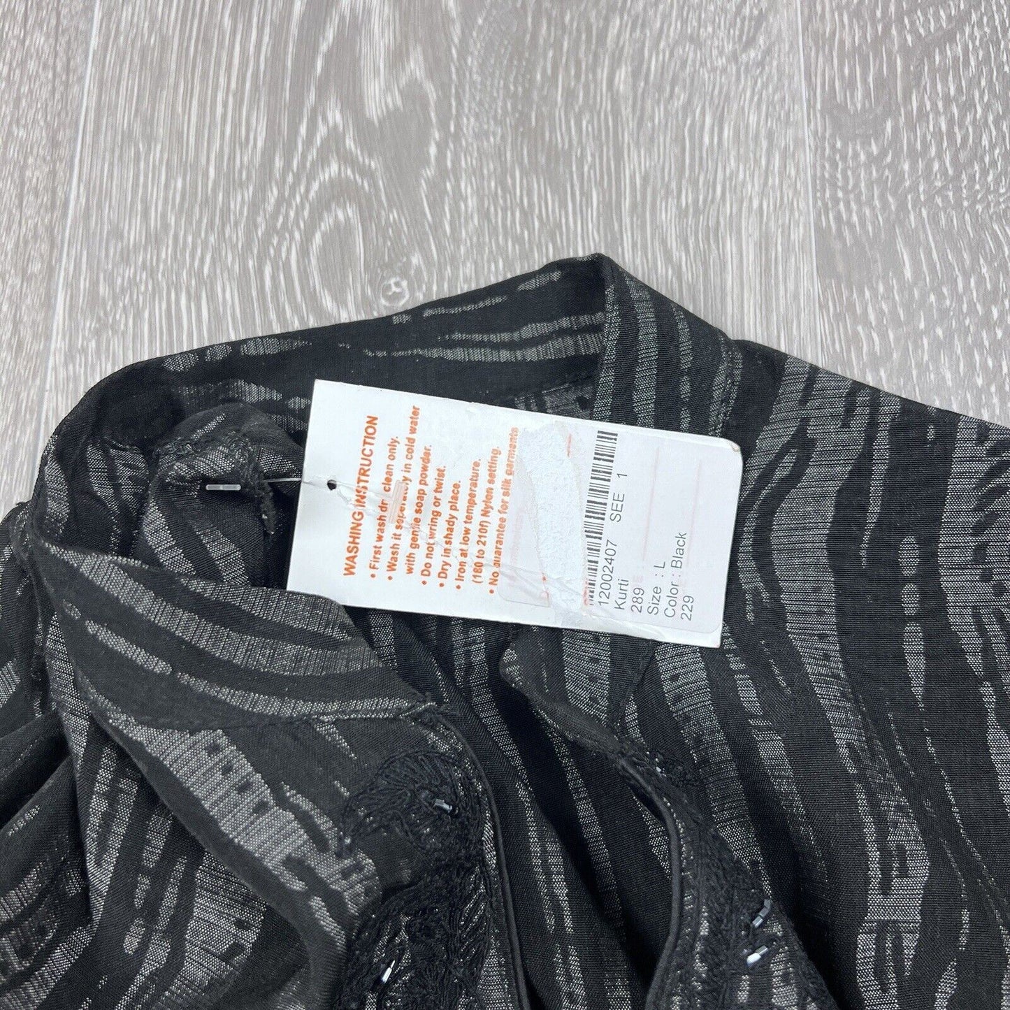 Seema Womens Black Kaftan Dress Size Large