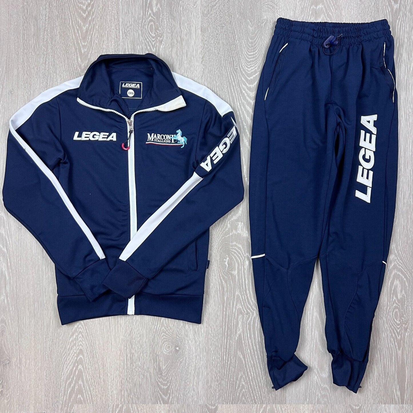 Legea Marconi Stallions FC Kids Tracksuit Set Size 2XS (8-10 Years Approx)