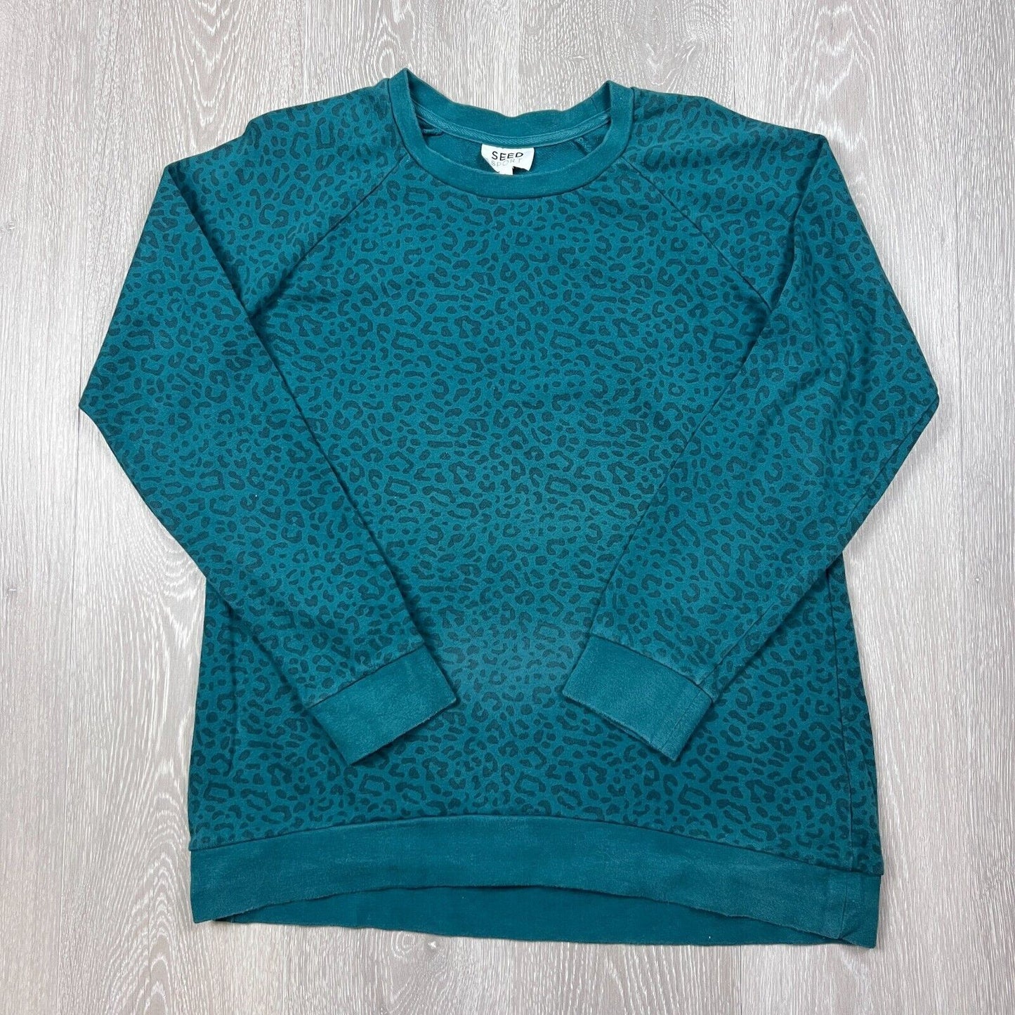 Seed Sport Womens Pullover Green Jumper Size Small