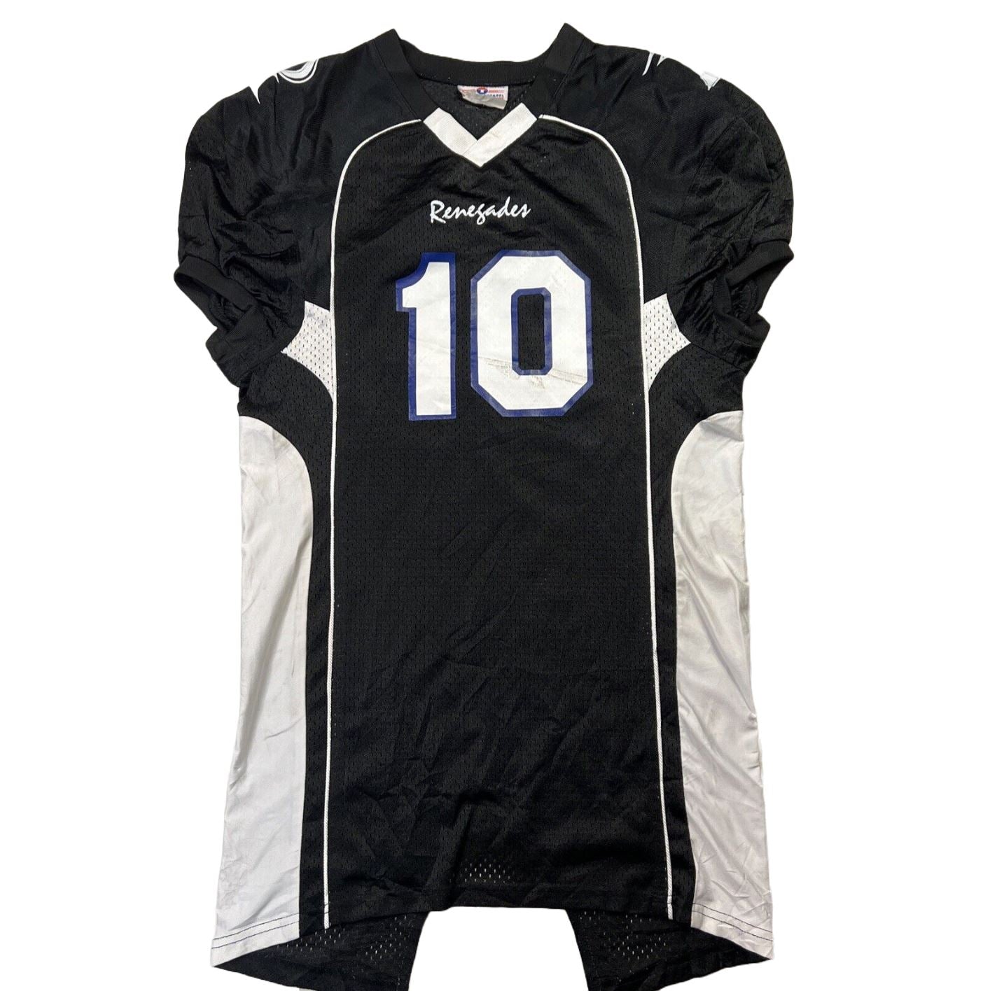 Teamwork Athletic Apparel Renegades #10 Black Gridiron Jersey Size Small