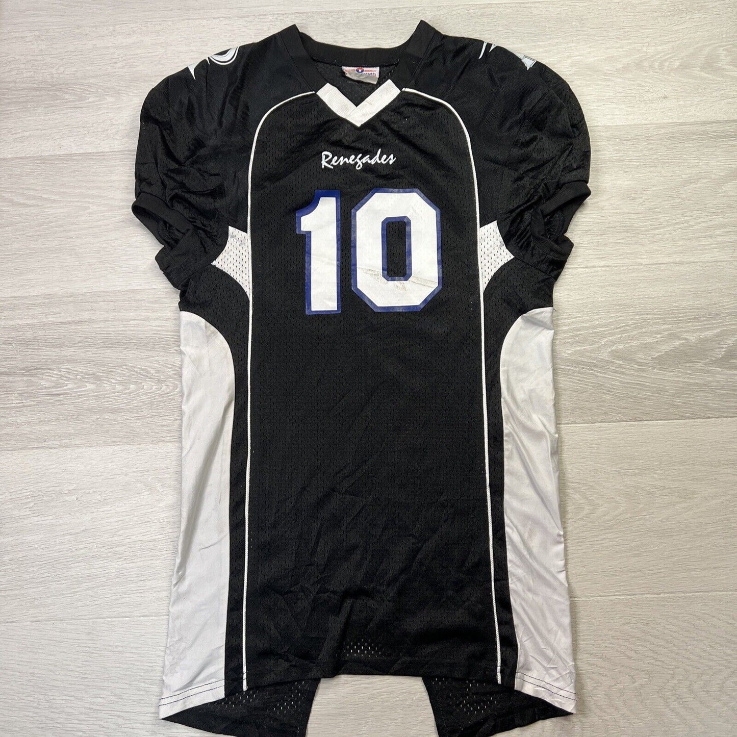 Teamwork Athletic Apparel Renegades #10 Black Gridiron Jersey Size Small