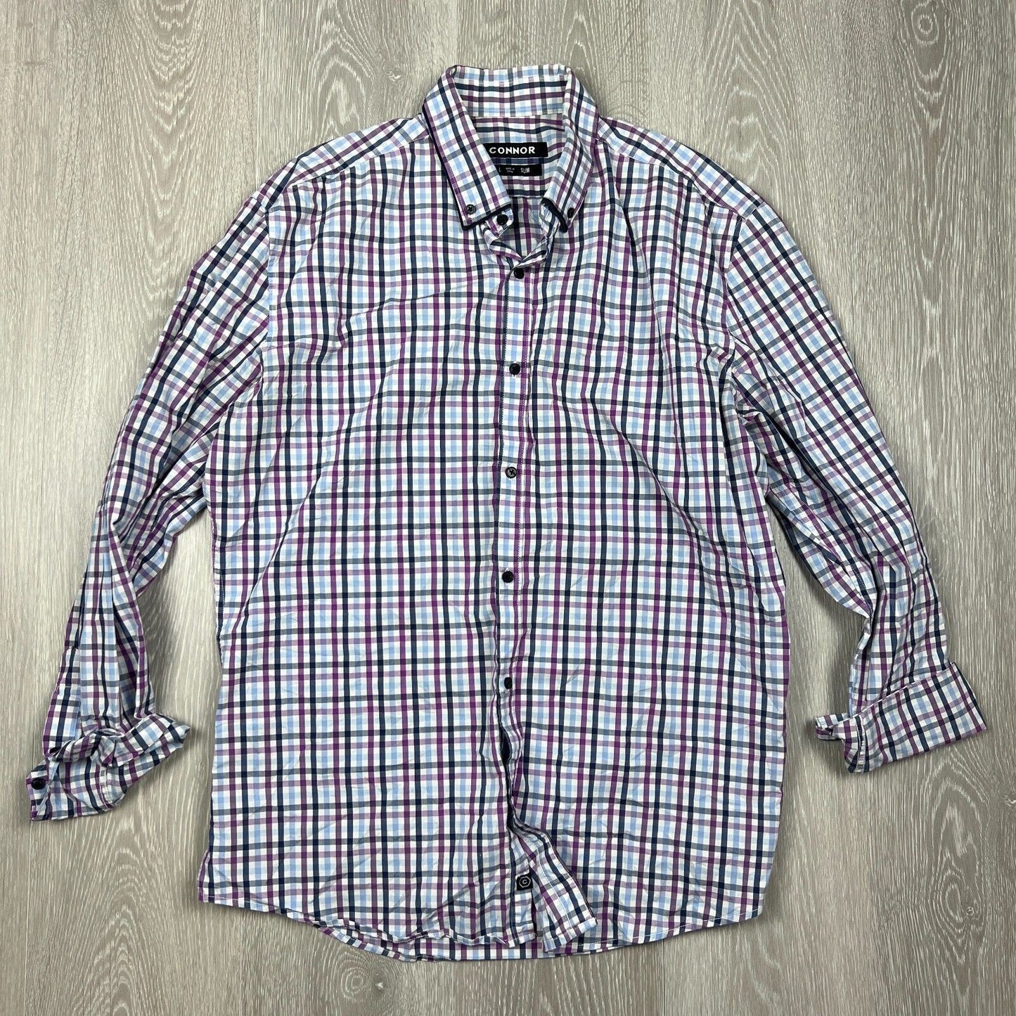 Connor & Tarocash Mens Shirt Bundle Size Large (4-Pack)