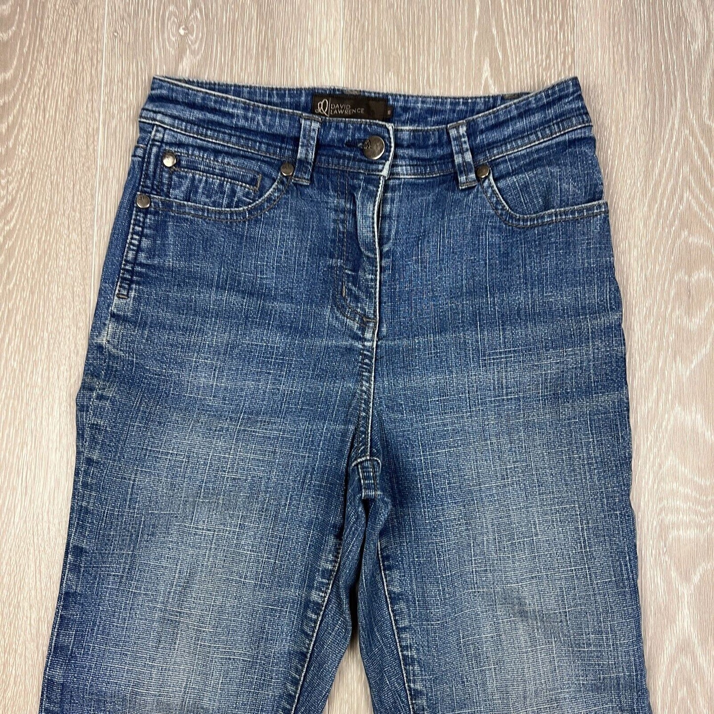 David Lawrence Womens Blue Denim Jeans Size 8