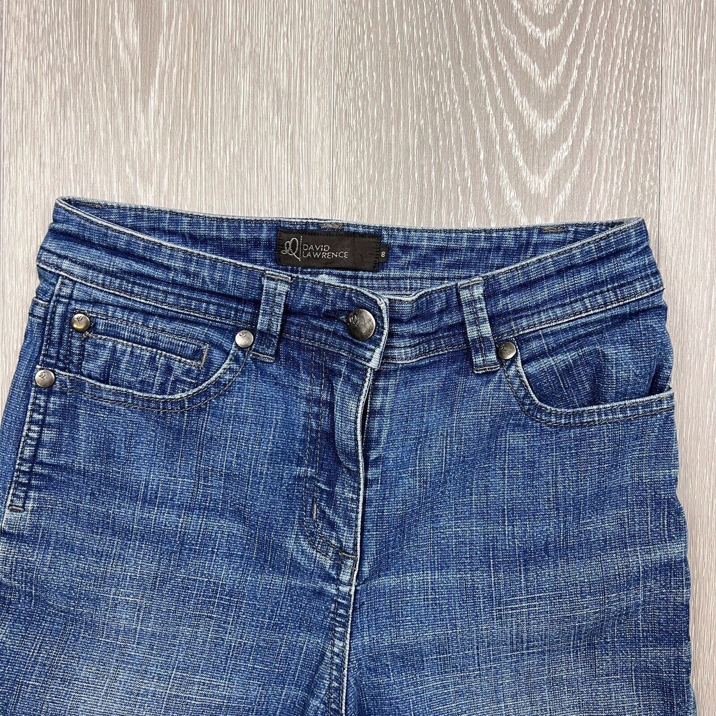 David Lawrence Womens Blue Denim Jeans Size 8