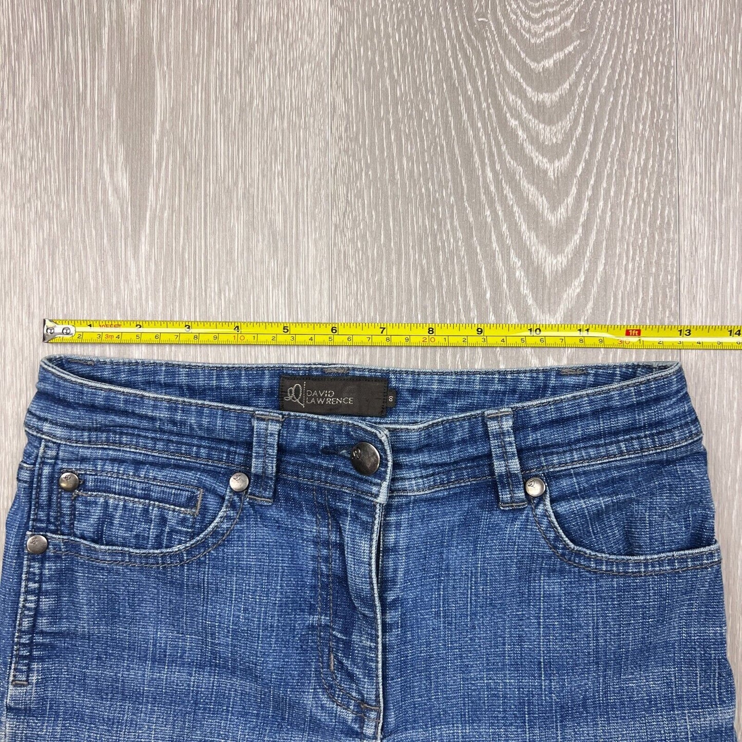 David Lawrence Womens Blue Denim Jeans Size 8
