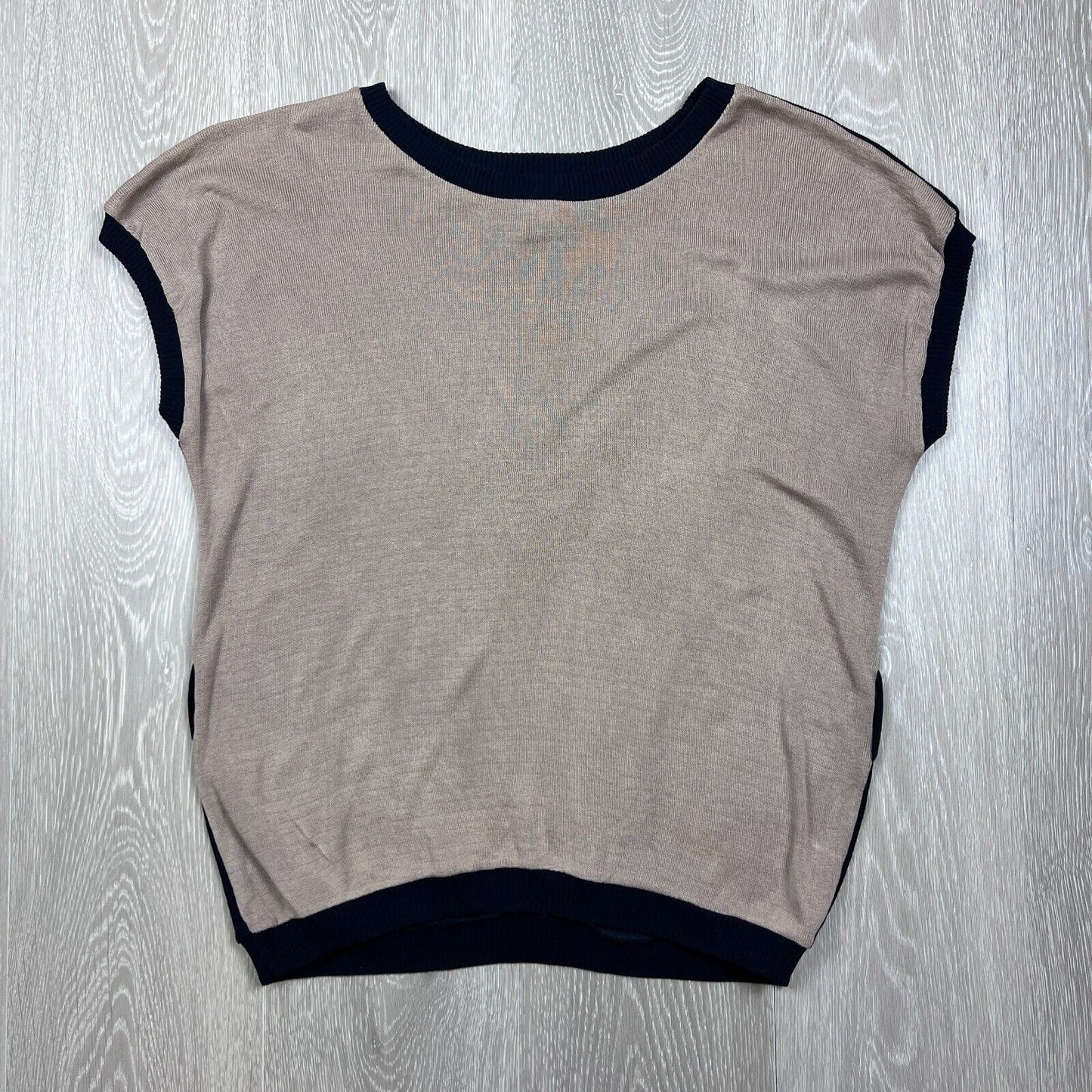 Fendi Womens Sleeveless Black Knitted Top Size M