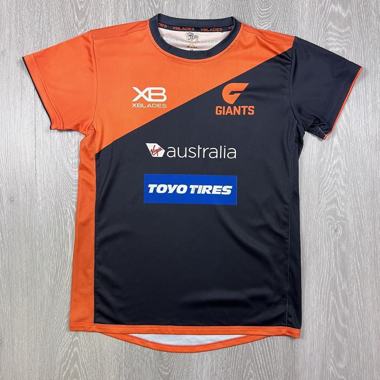 X-Blades AFL On-Field Greater Western Sydney Youth Training Shirt Size 12 Years