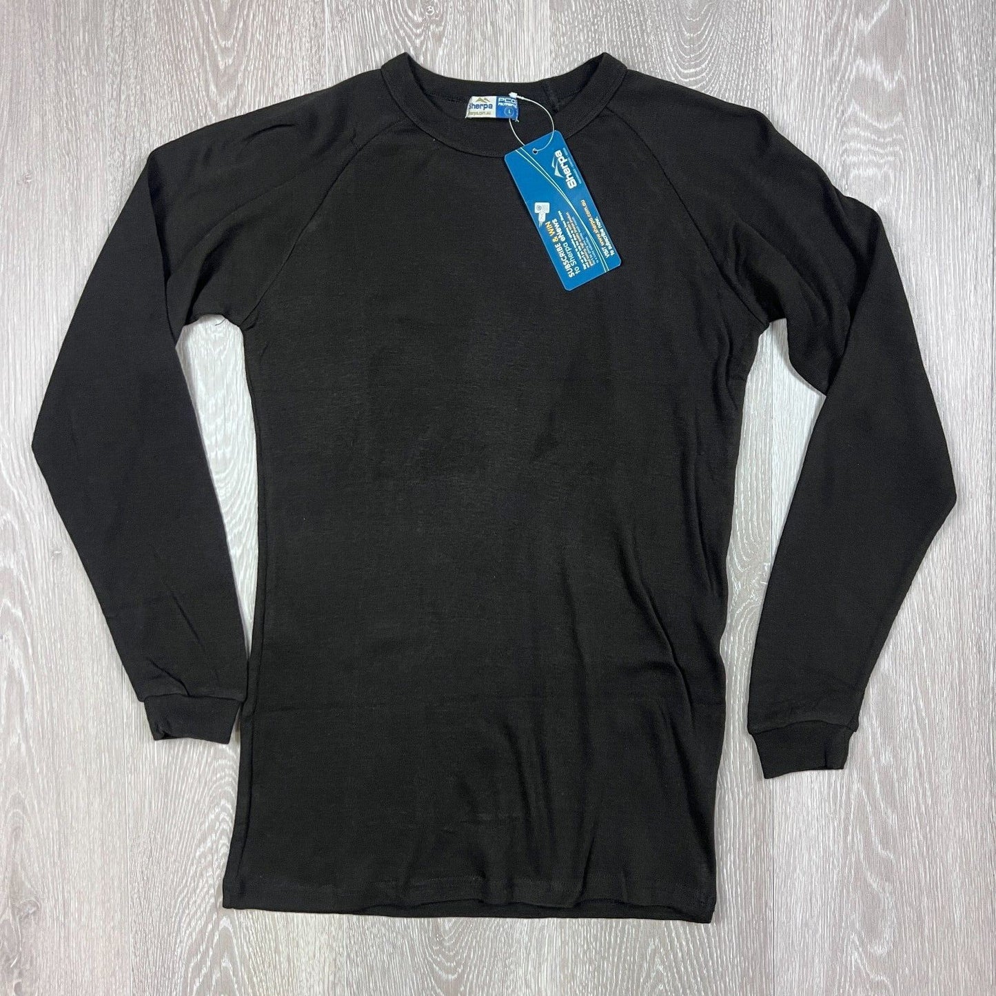 Sherpa Unisex Black Thermal Under Shirt Size Large (New)