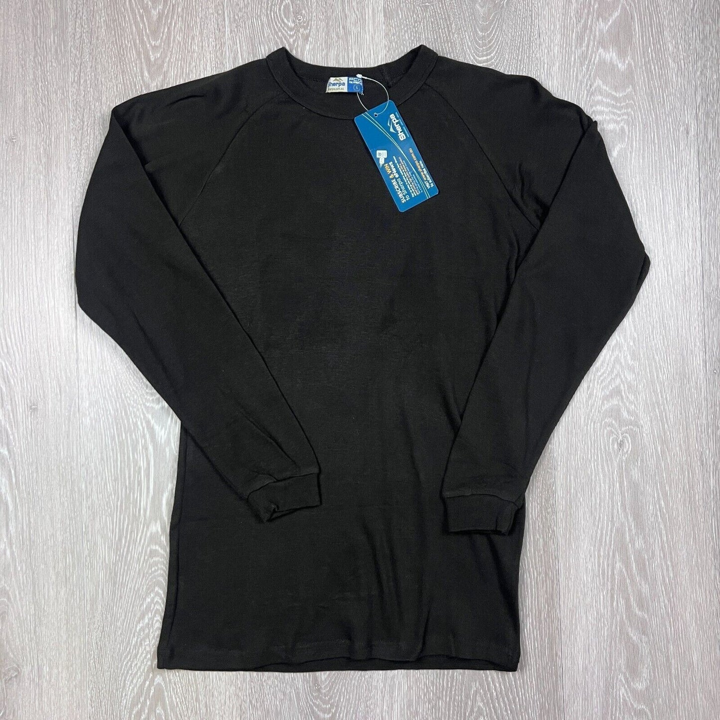Sherpa Unisex Black Thermal Under Shirt Size Large (New)