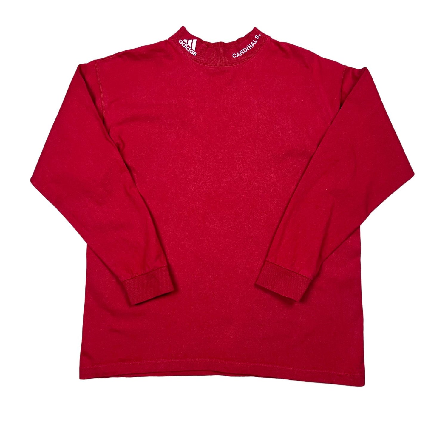 adidas Cardinals Mens Red Long Sleeve T-Shirt Size Medium