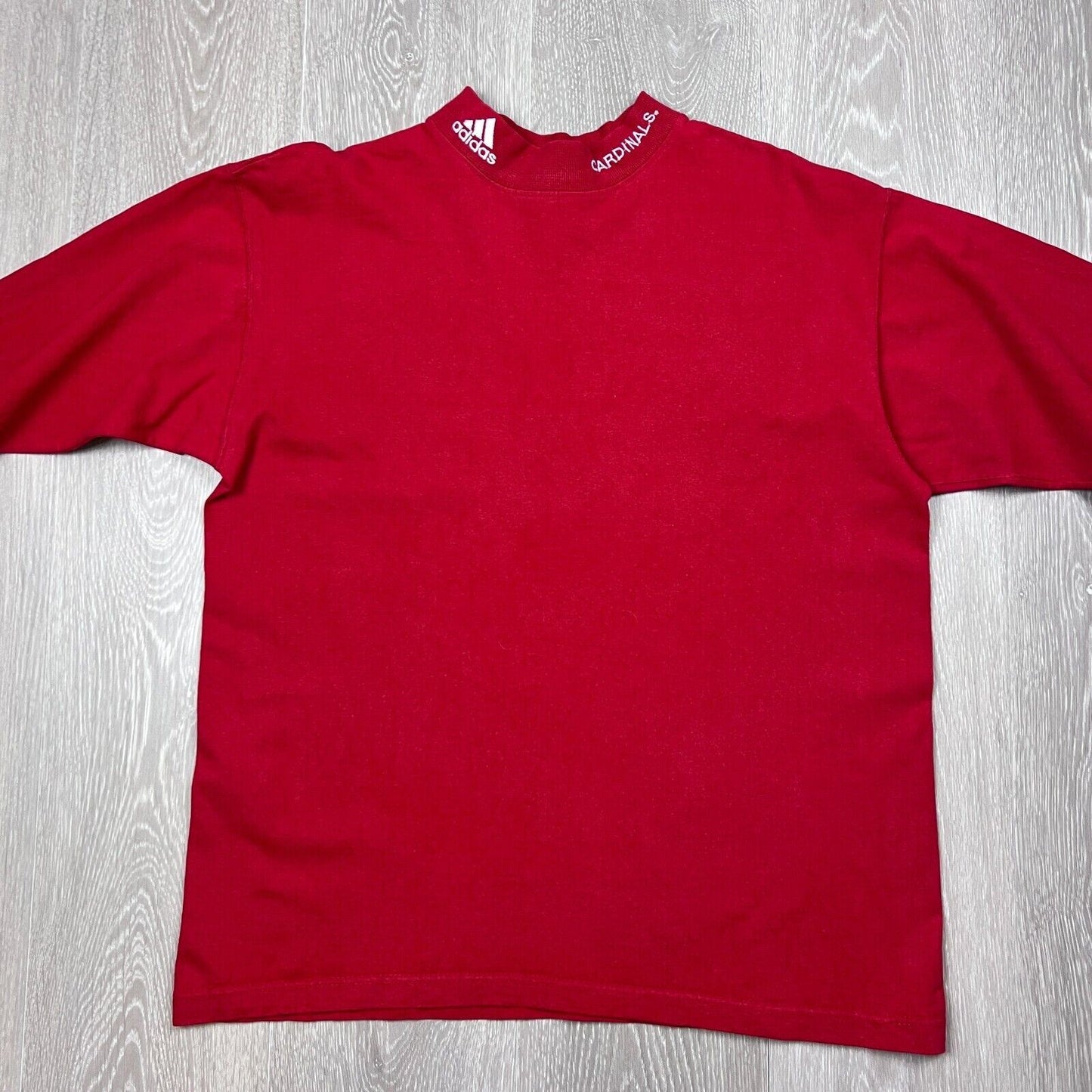 adidas Cardinals Mens Red Long Sleeve T-Shirt Size Medium