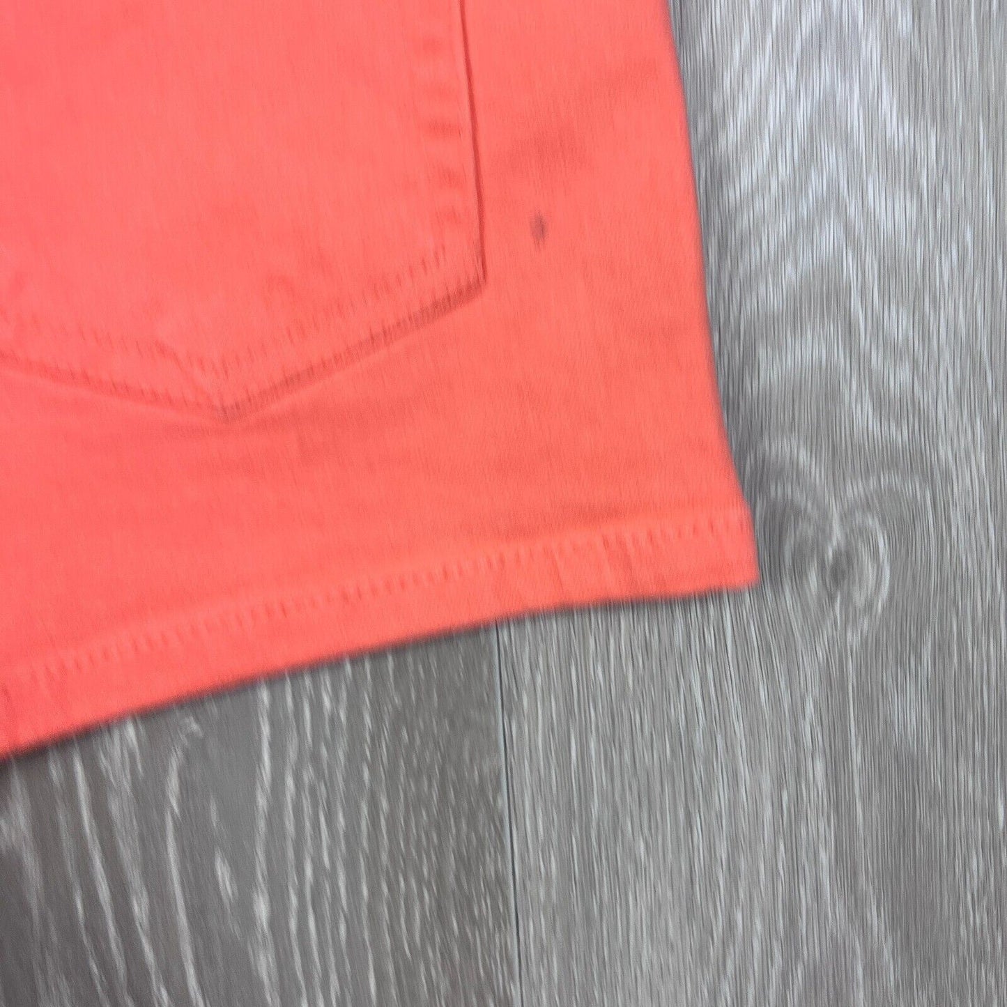 Wakee Womens Orange Denim Shorts Size 6