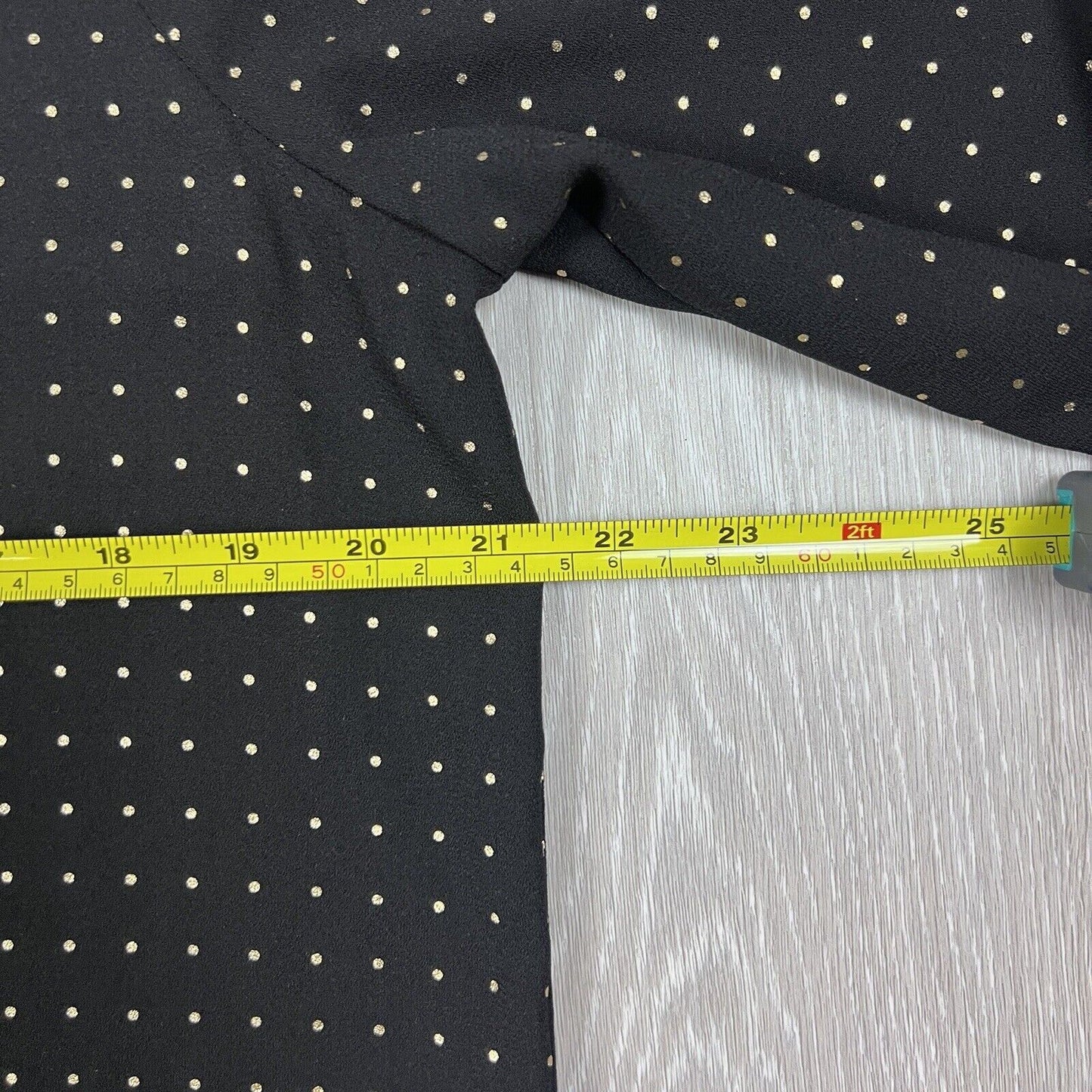 Tokito Womens Black Long Sleeve Button Up Shirt Size 10