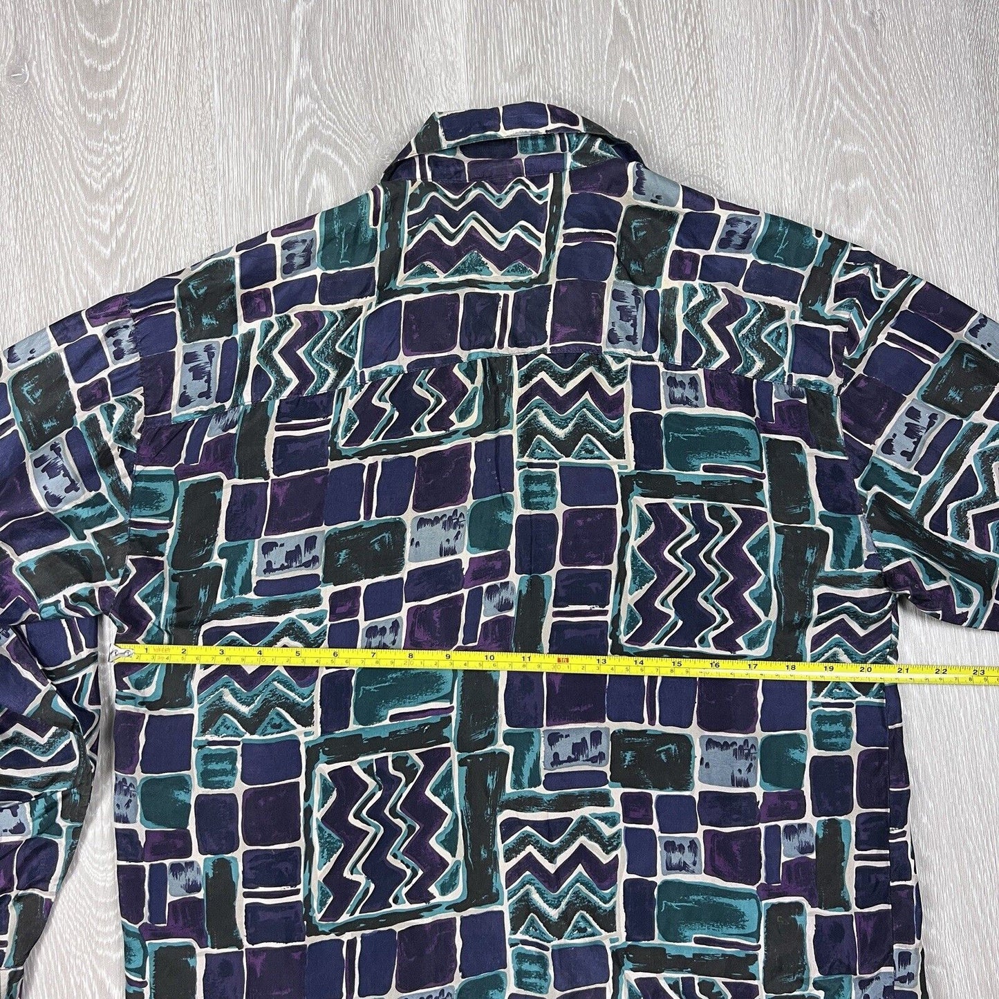 Jonathan Martin Vintage Womens Silk Long Sleeve Button Up Shirt Size Small