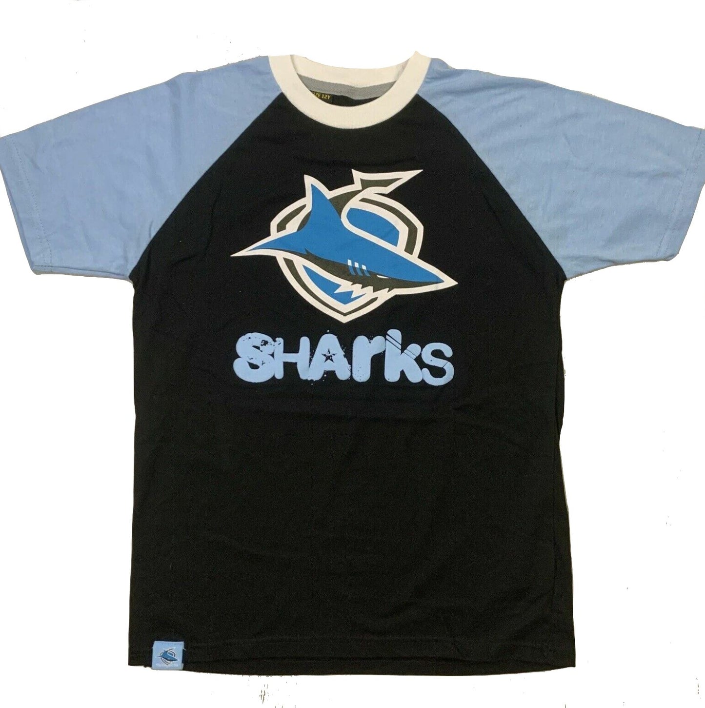 Classic NRL Supporter Cronulla Sharks Boys T-Shirt Size 12 Years