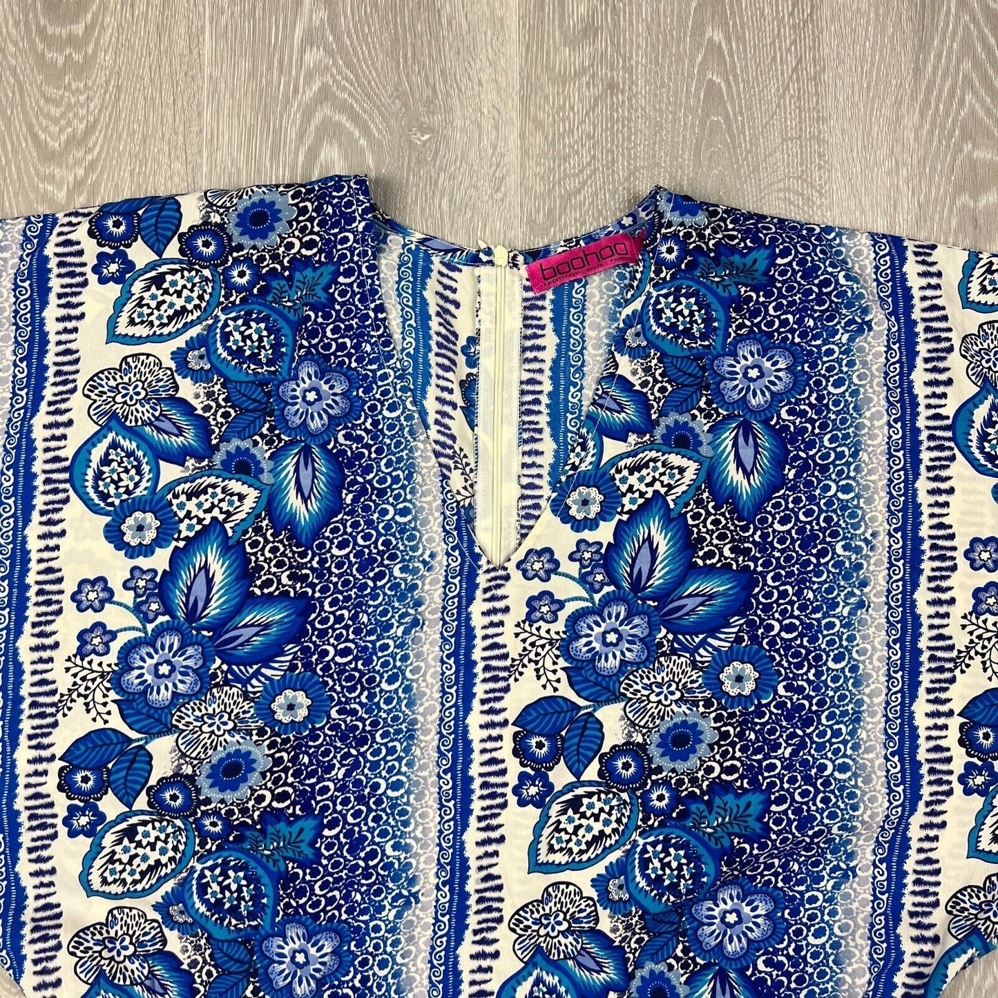 Boohoo Womens Blue playsuit Size 8