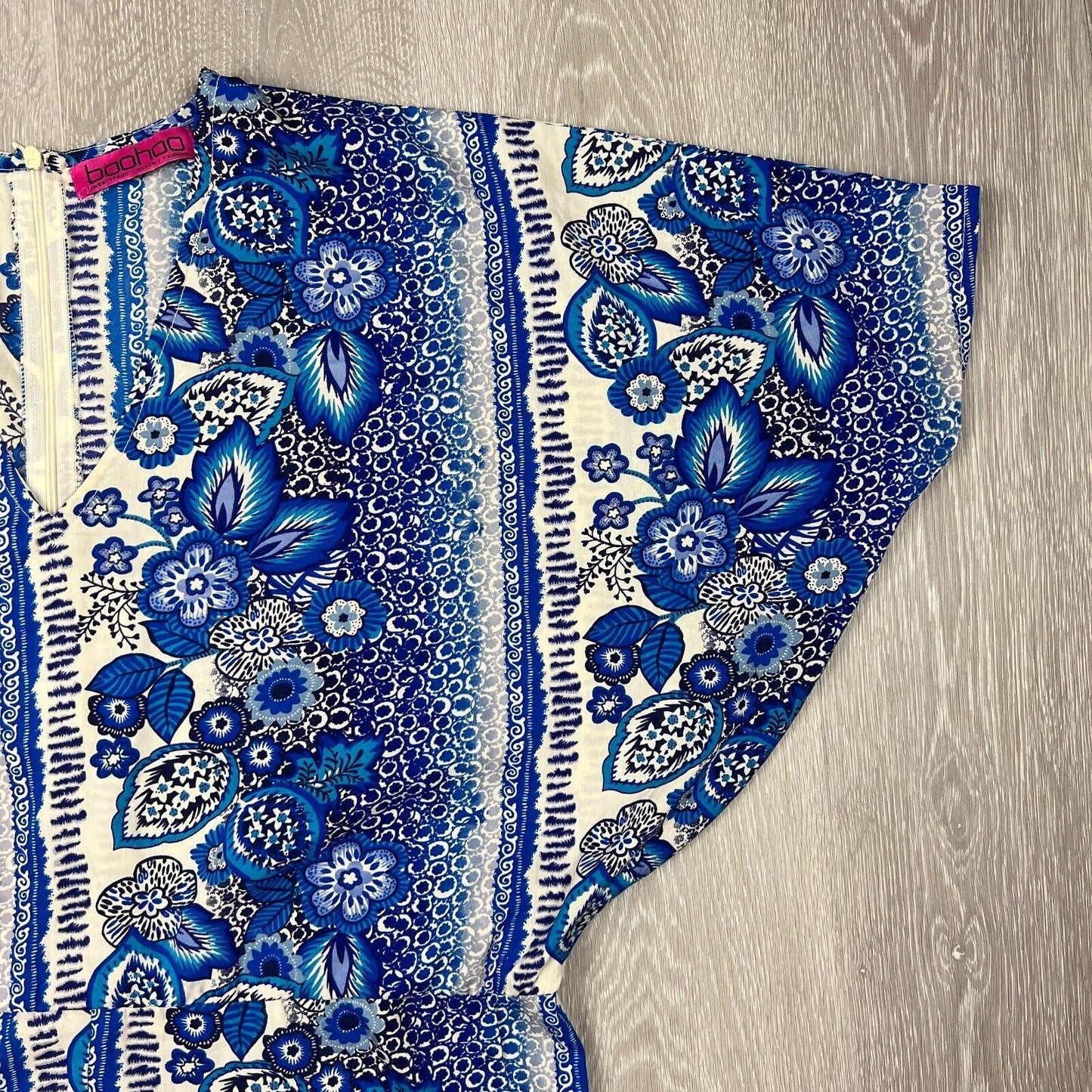 Boohoo Womens Blue playsuit Size 8