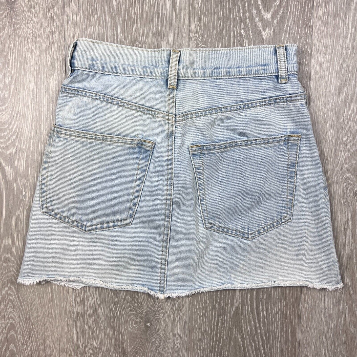 Glassons Womens Light Blue Denim Skirt Size 6