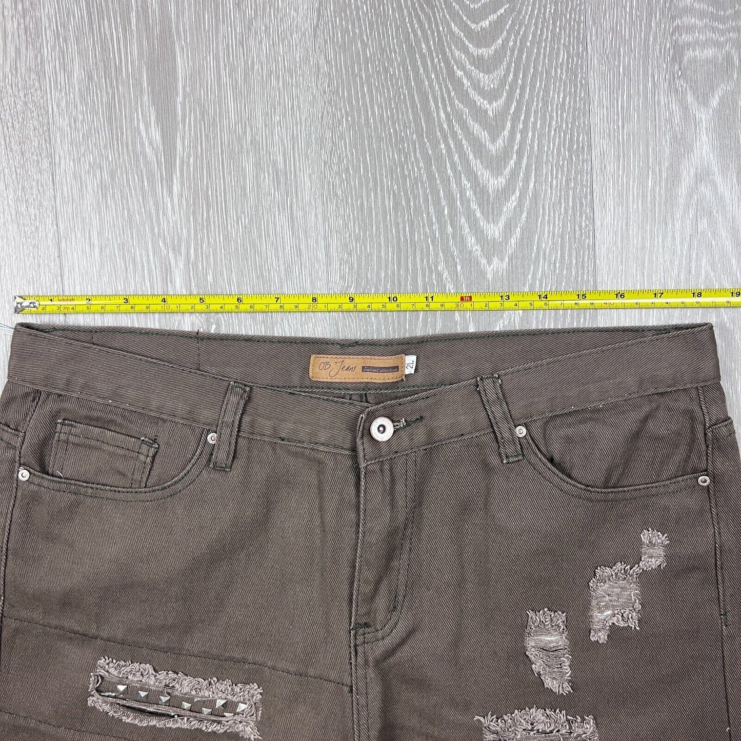 OB Jeans Womens Brown Jeans Size 2L (New)