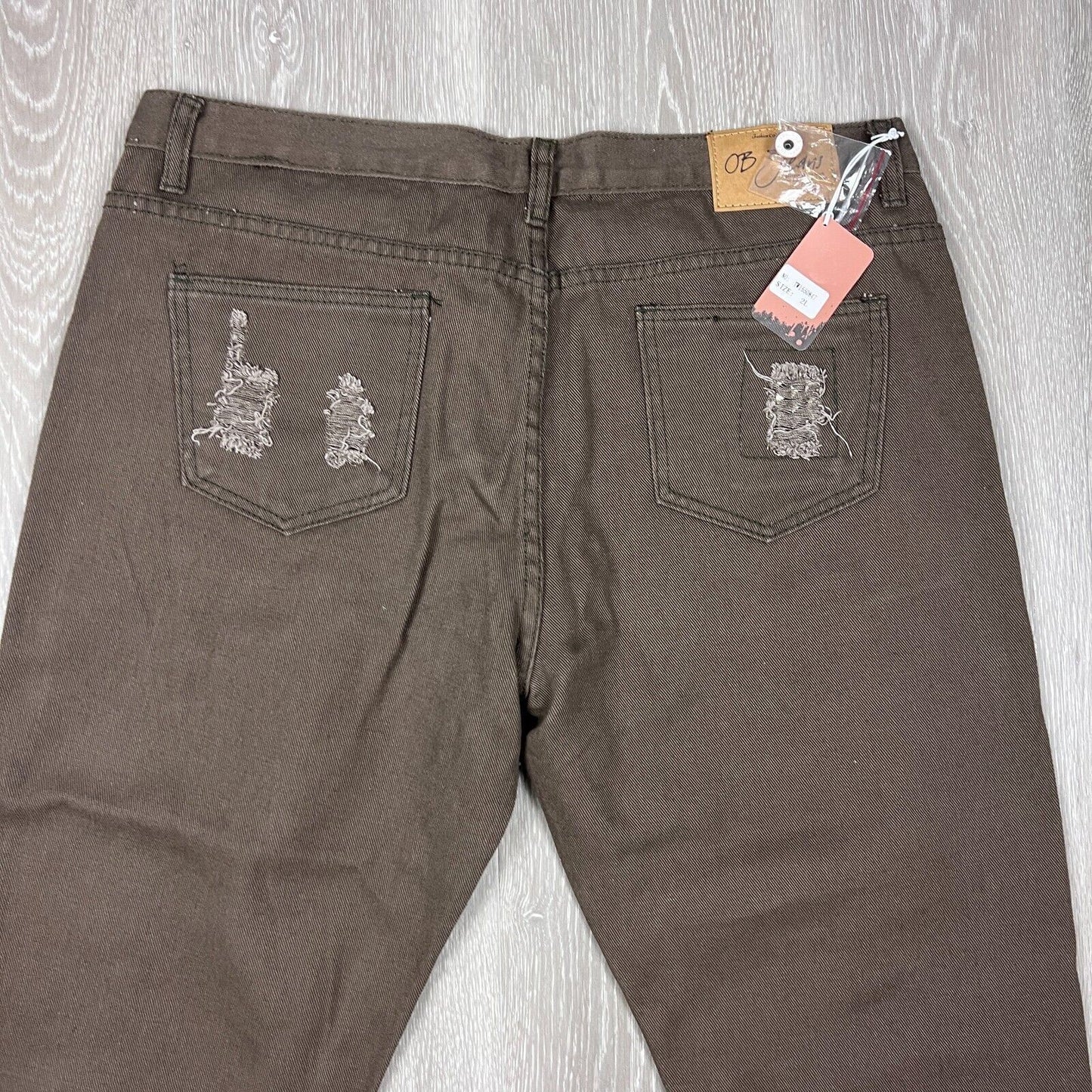OB Jeans Womens Brown Jeans Size 2L (New)