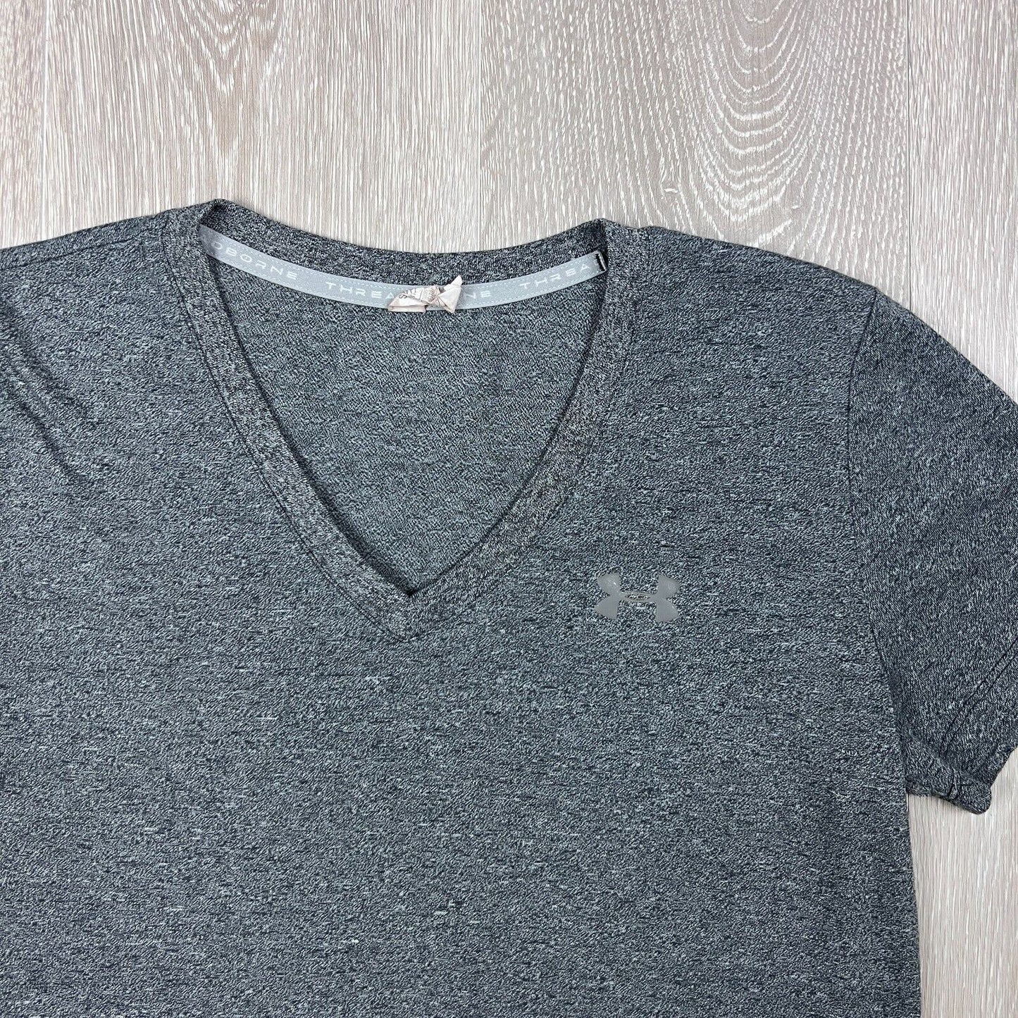 Under Armour Threadborne Womens Grey Shirt Size Small