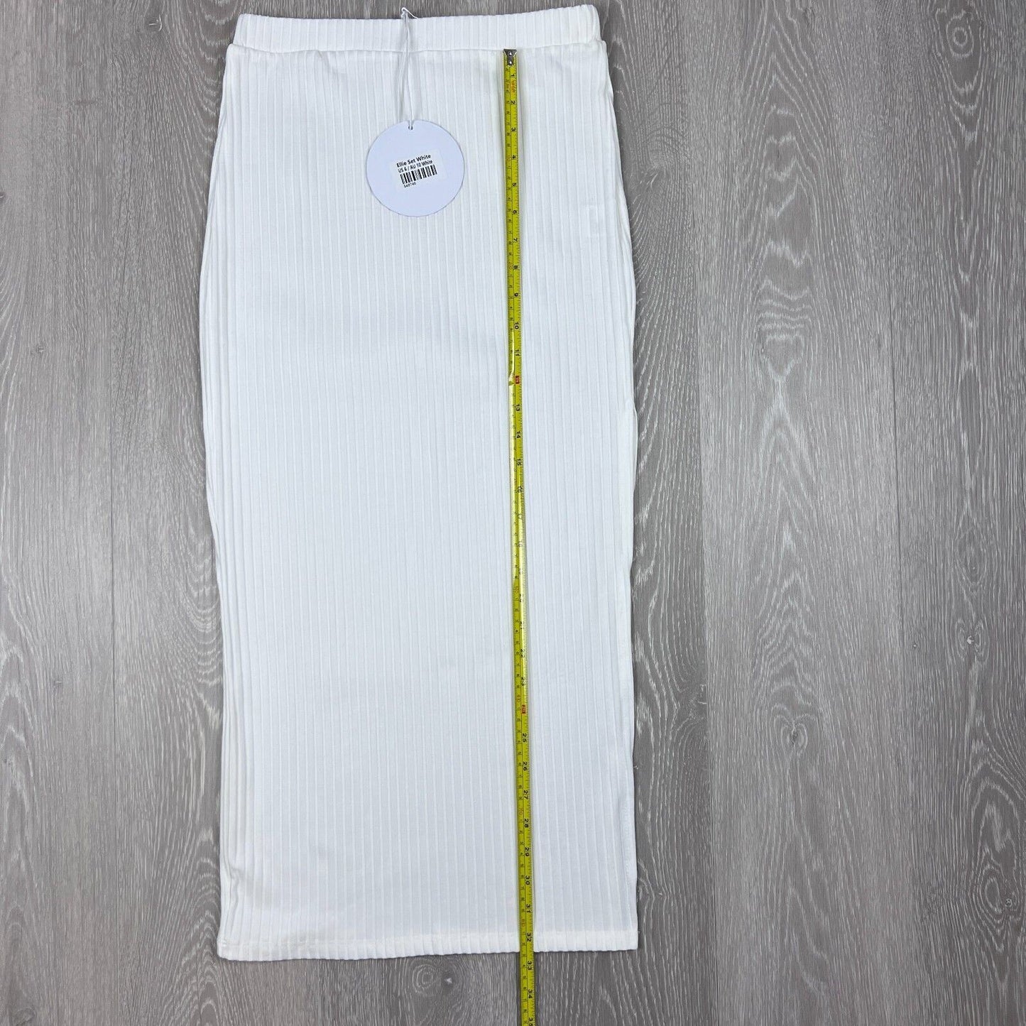 Princess Polly Womens Ribbed Long Skirt Side Slit Ellie Set Size 10 (New)