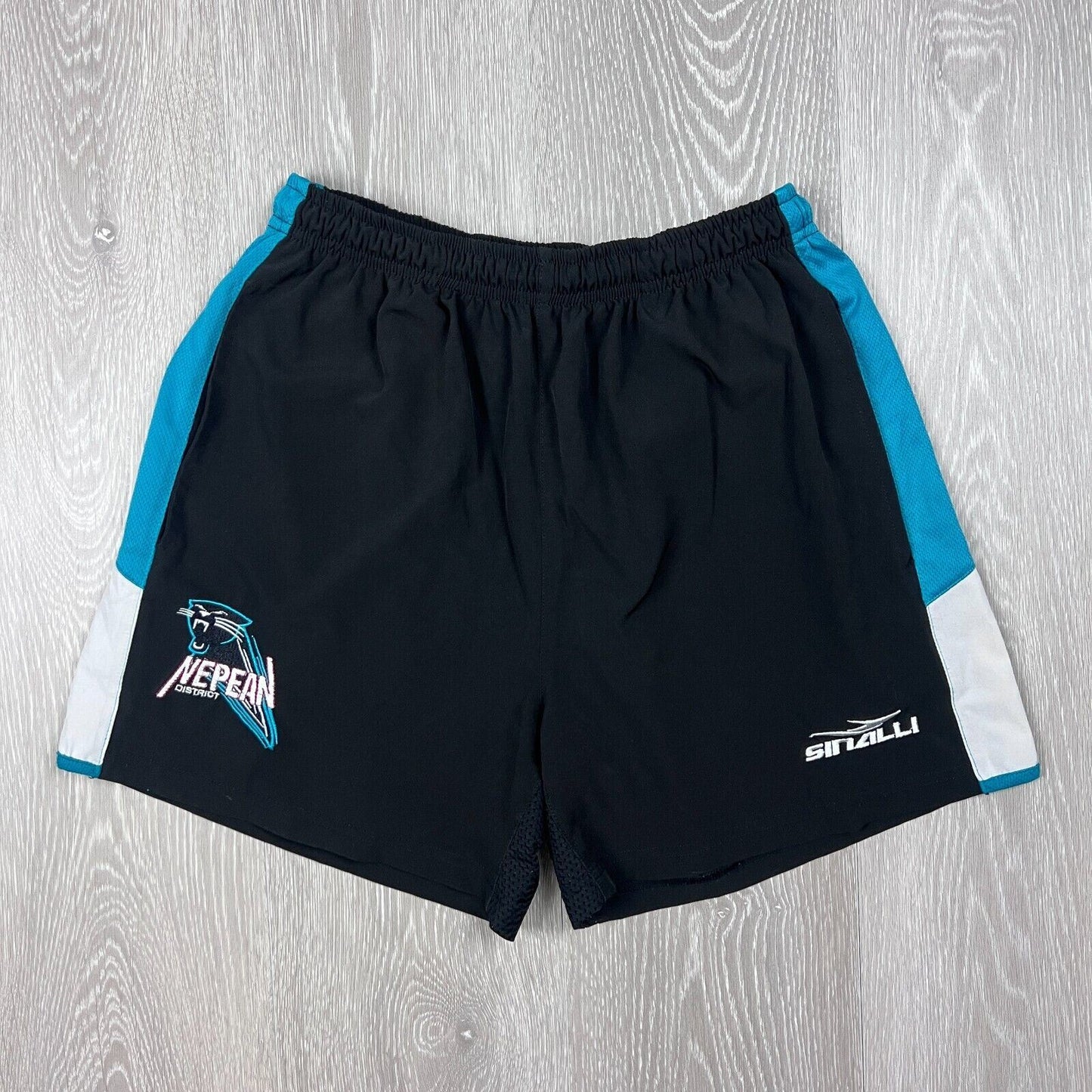 Sinalli Nepean District Black Rugby League Shorts Size Small