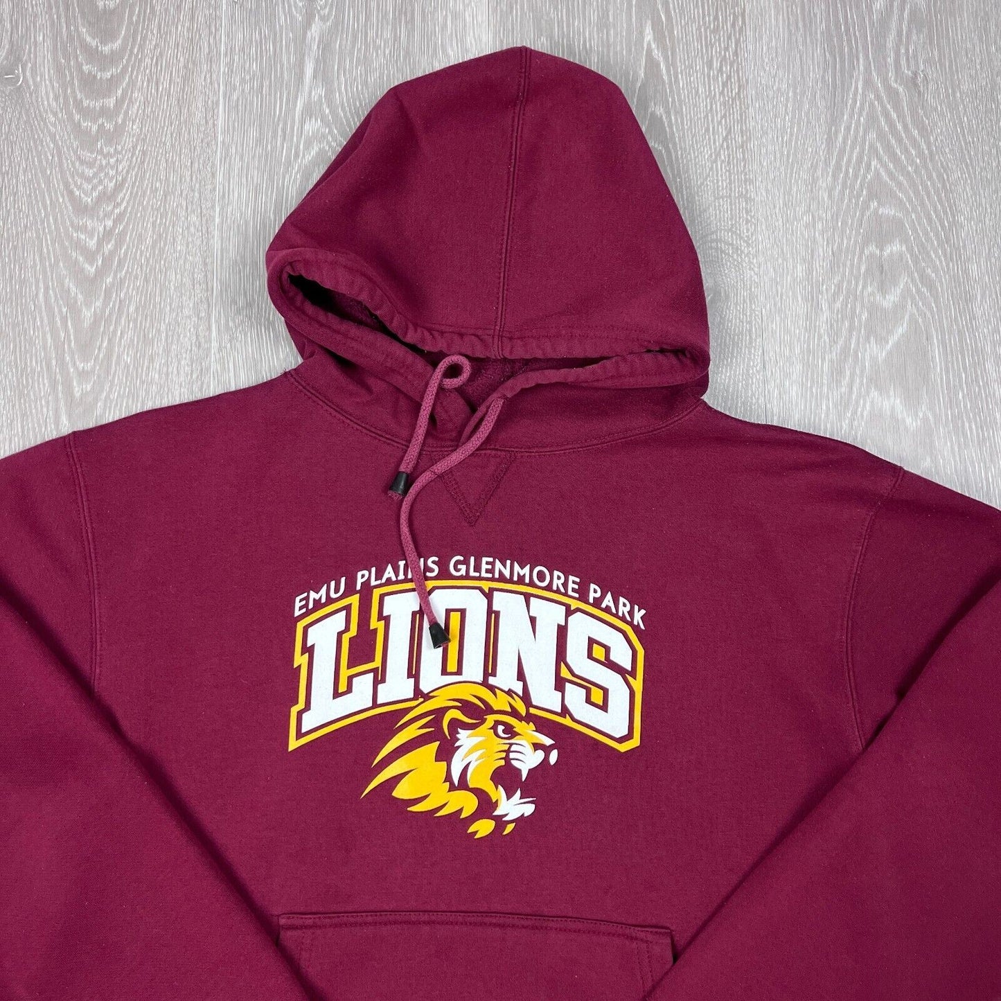 Emu Plains Glenmore Park Lion AFL Pullover Hoodie Size 14 Years