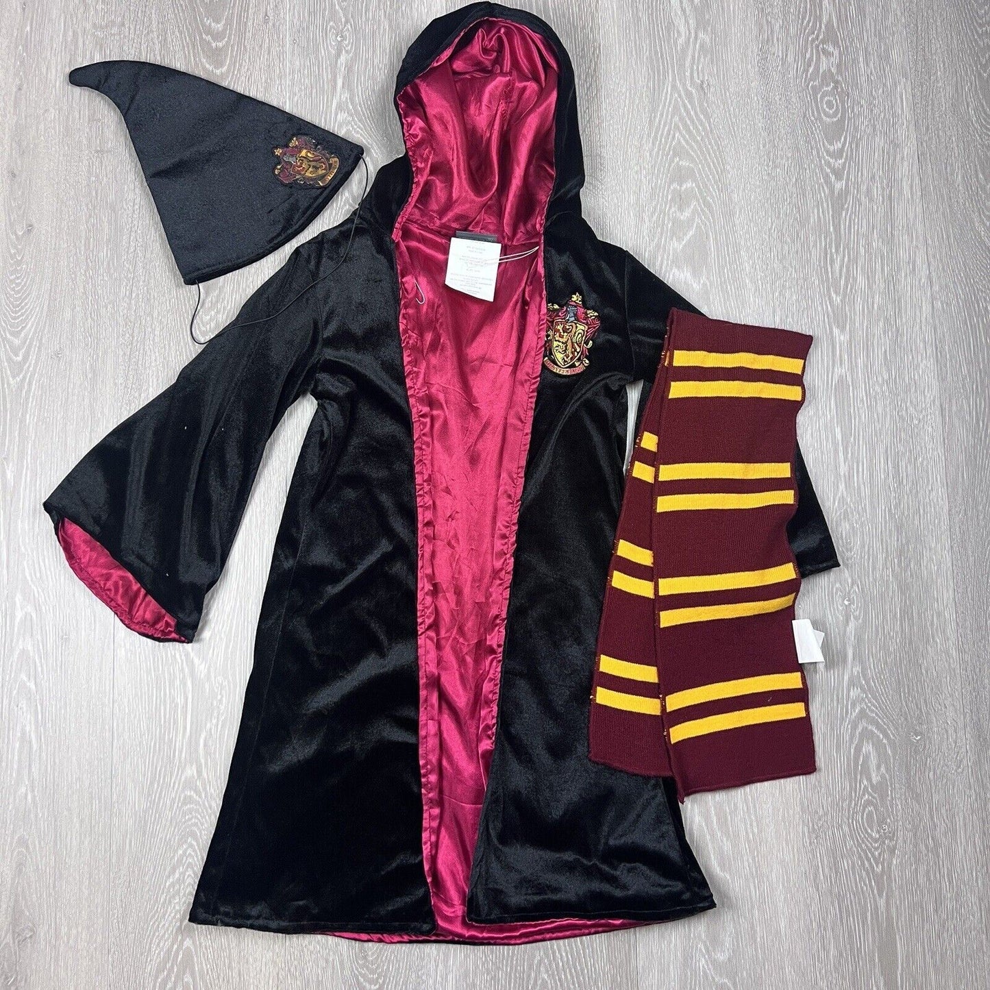Harry Potter Gryffindor Kids Wizard Costume Size 5 years +