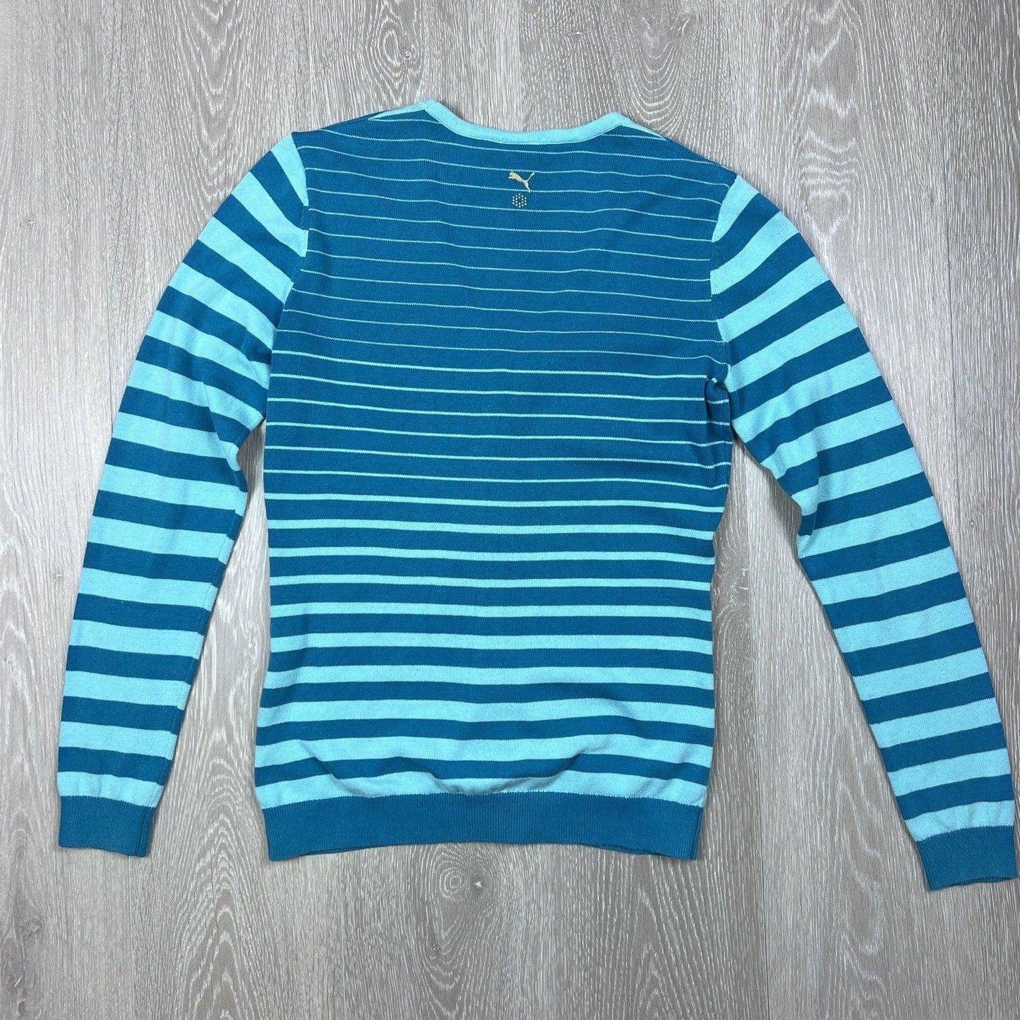 Puma Womens Striped Button Up Cardigan Size Small