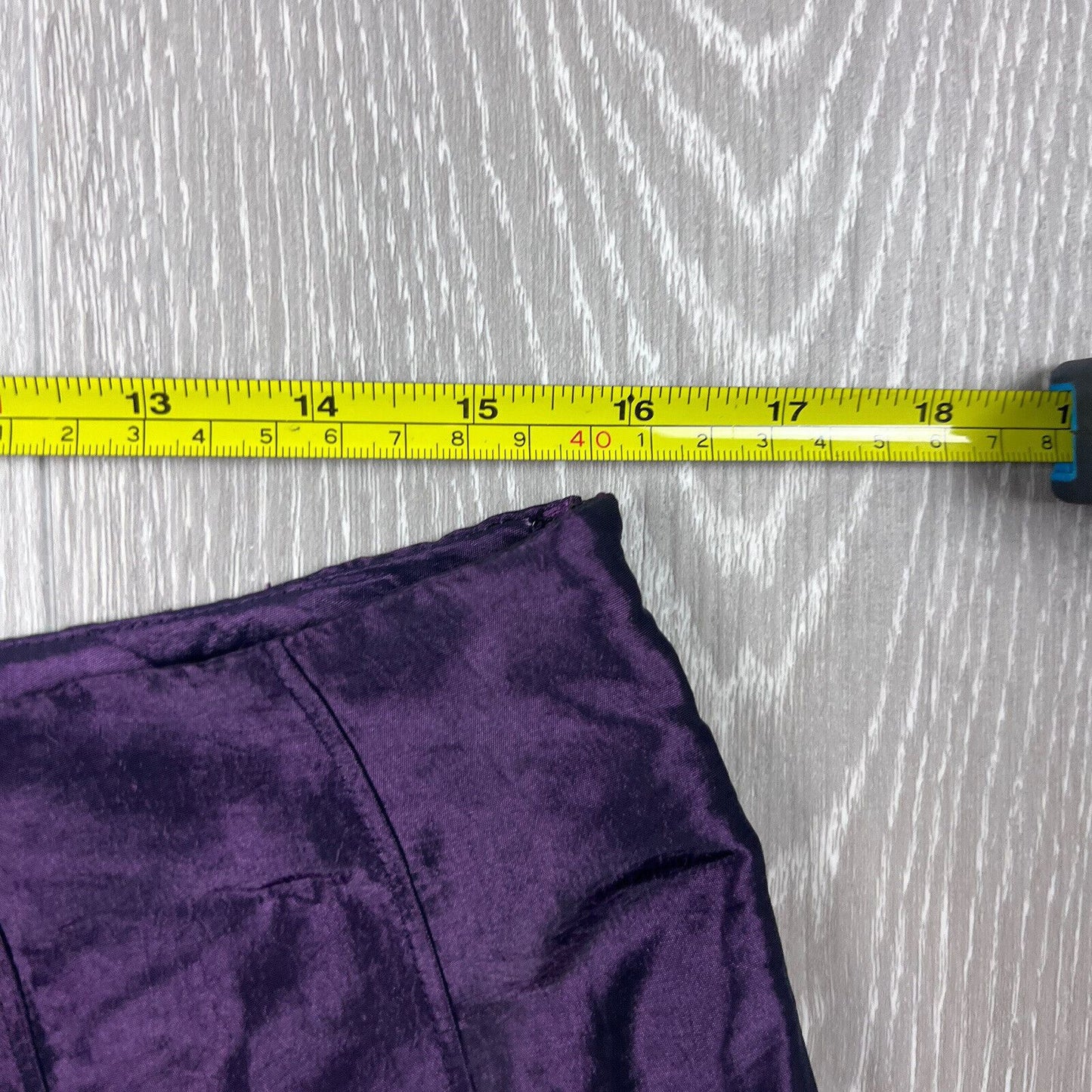 Jane Lamerton Womens Purple Fit Flair Pleated Skirt Size 12