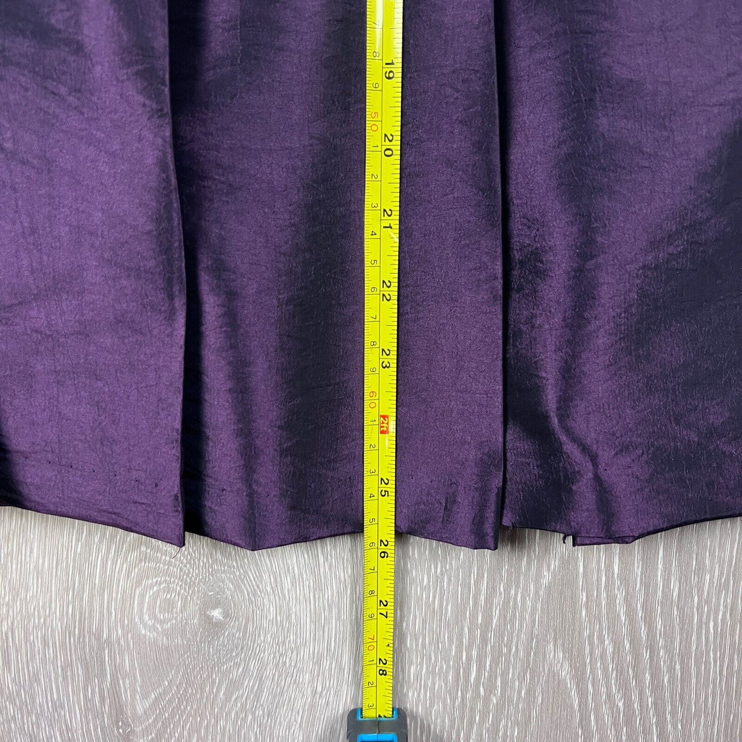 Jane Lamerton Womens Purple Fit Flair Pleated Skirt Size 12