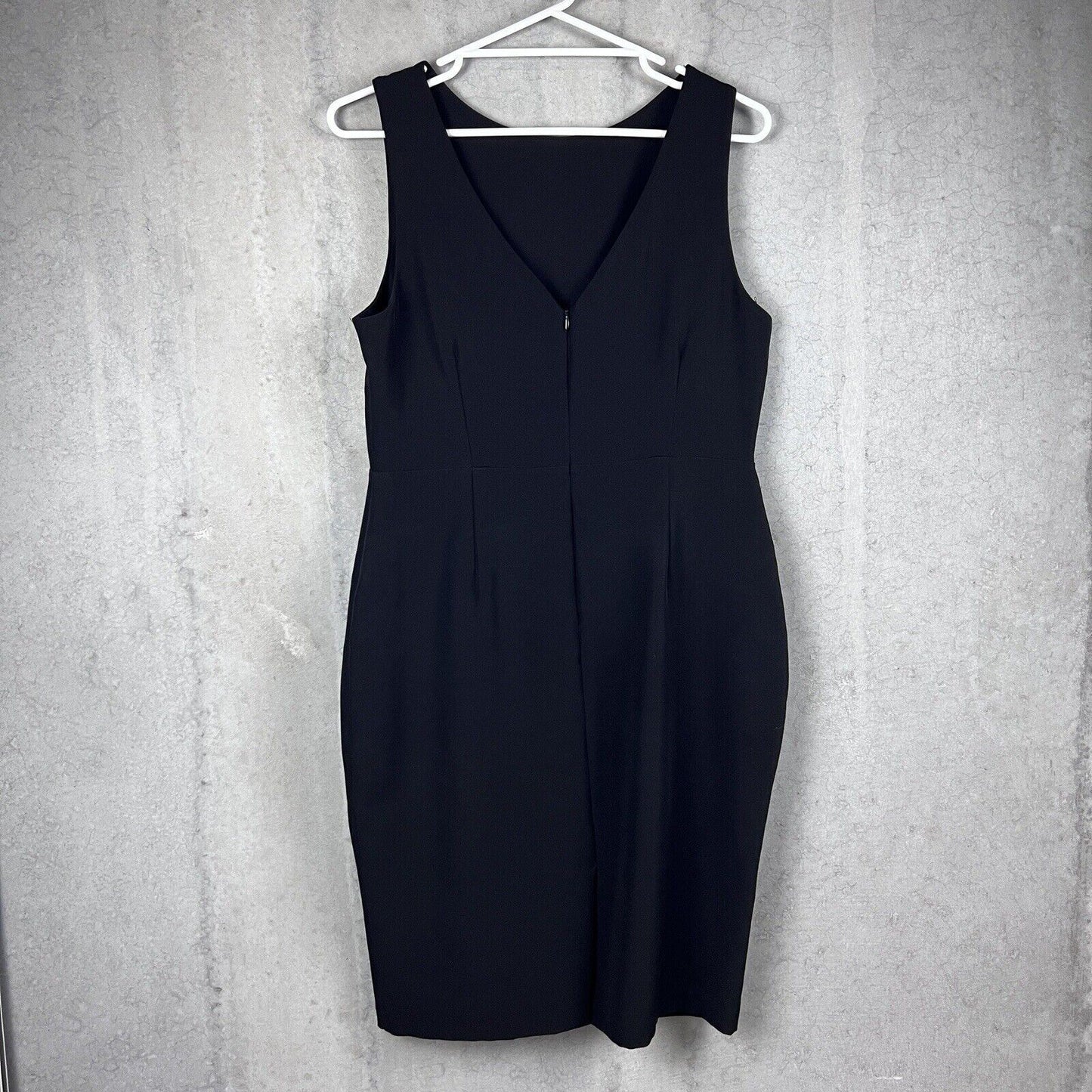 New Look Womens Black Shift Dress Size 14