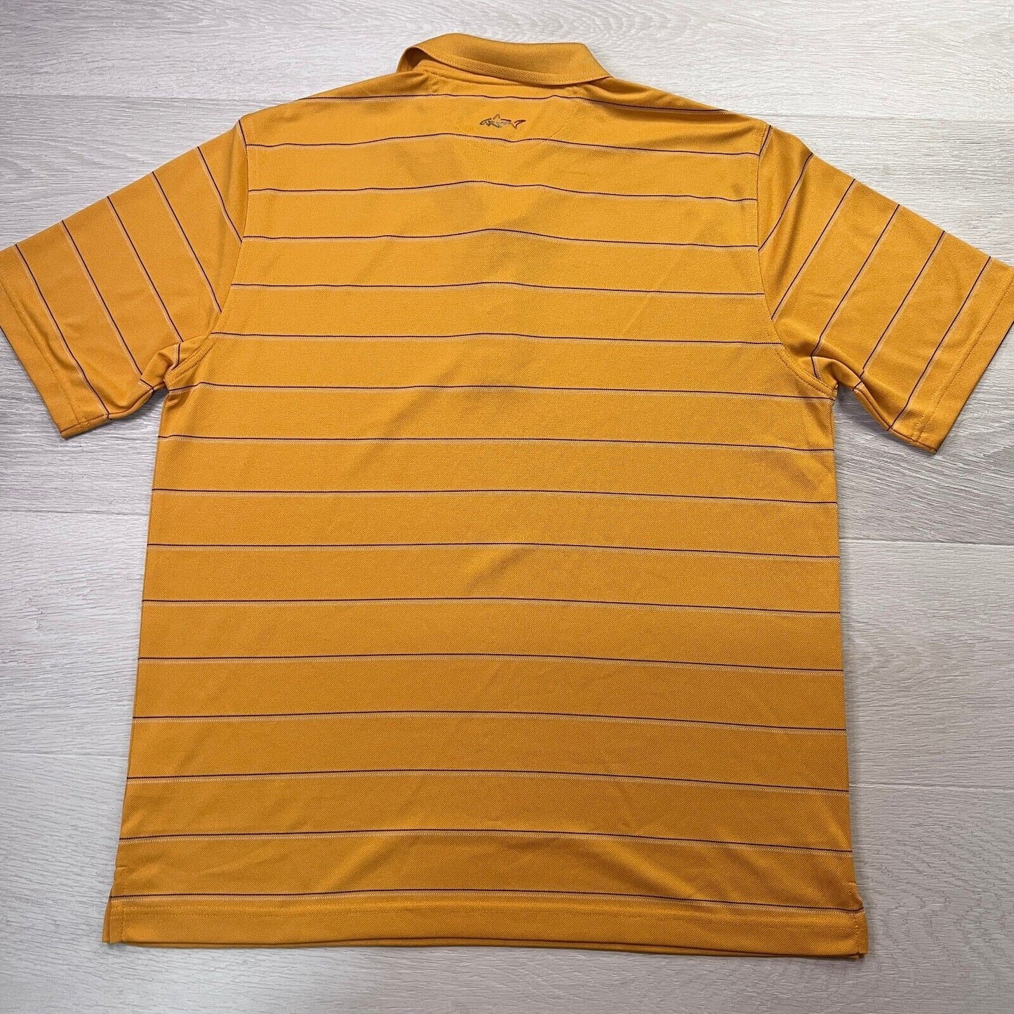 Greg Norman Mens Orange Short Sleeve Golf Polo Shirt Size Medium