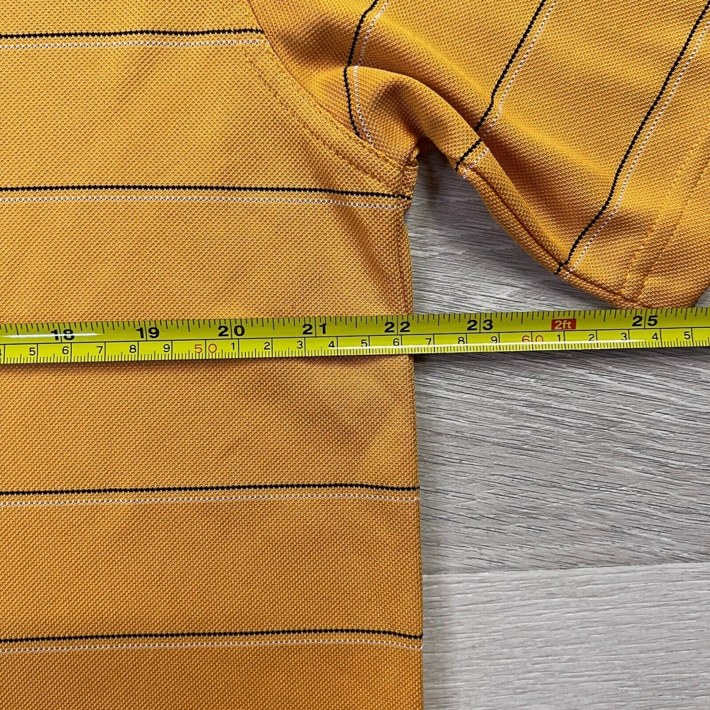 Greg Norman Mens Orange Short Sleeve Golf Polo Shirt Size Medium