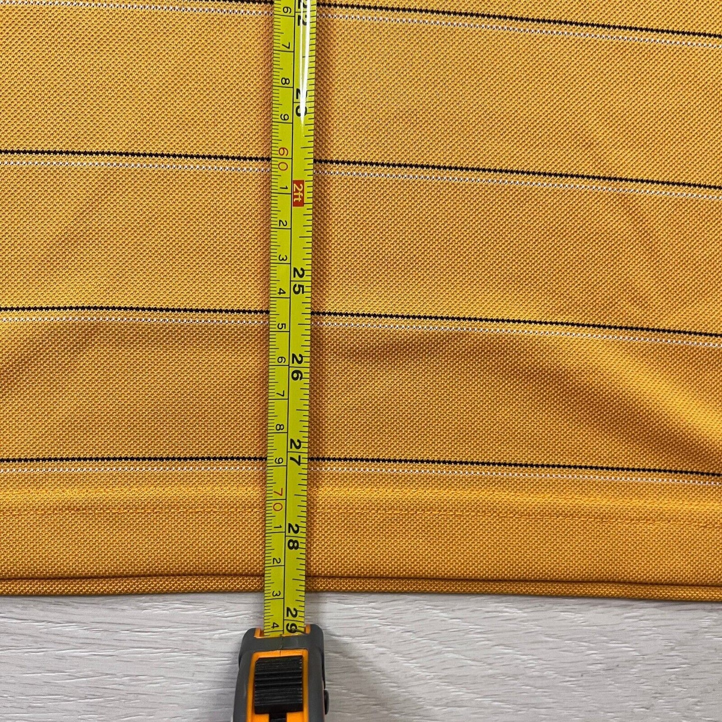 Greg Norman Mens Orange Short Sleeve Golf Polo Shirt Size Medium