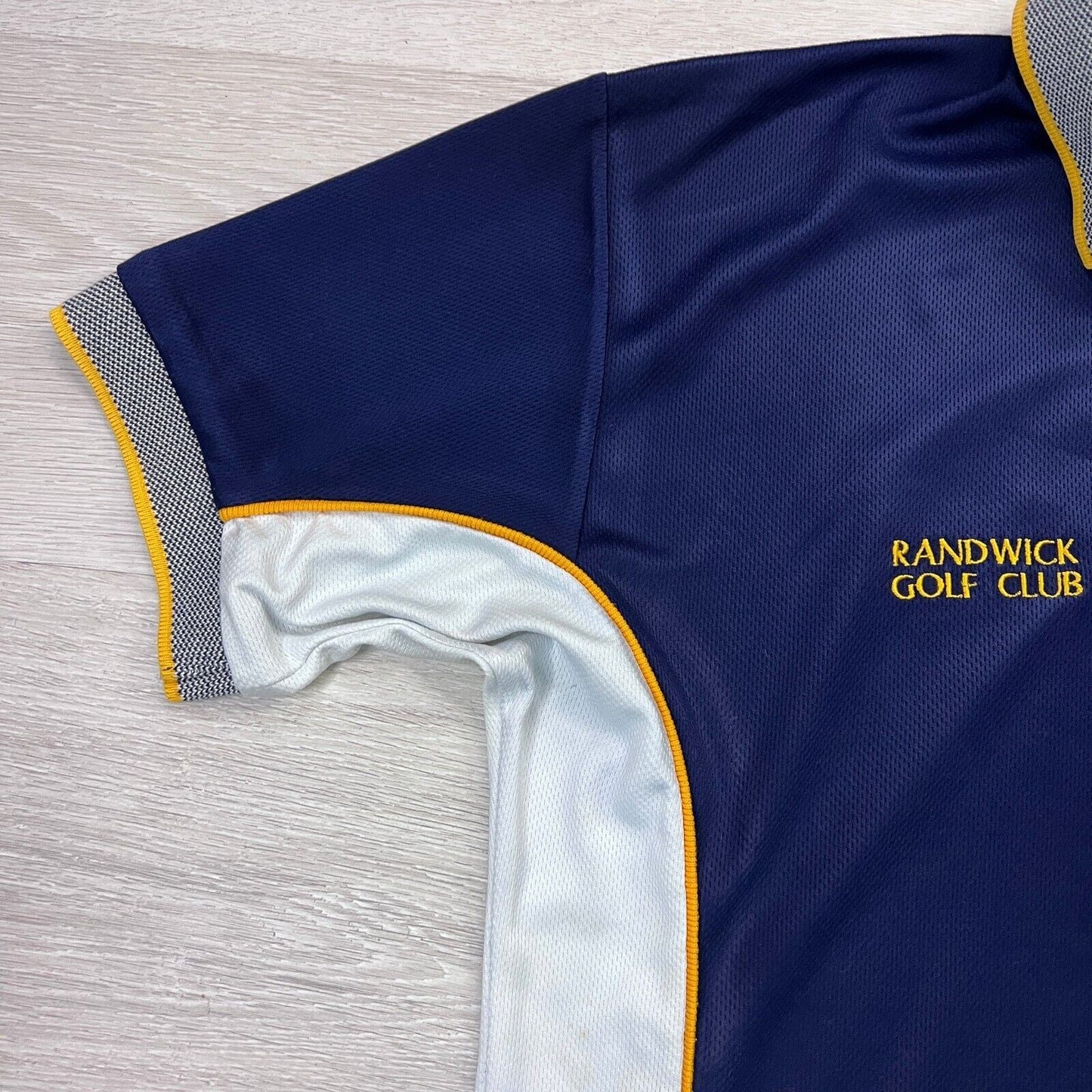 Randwick Golf Club Mens Polo Shirt Size S (Measures like a Large)