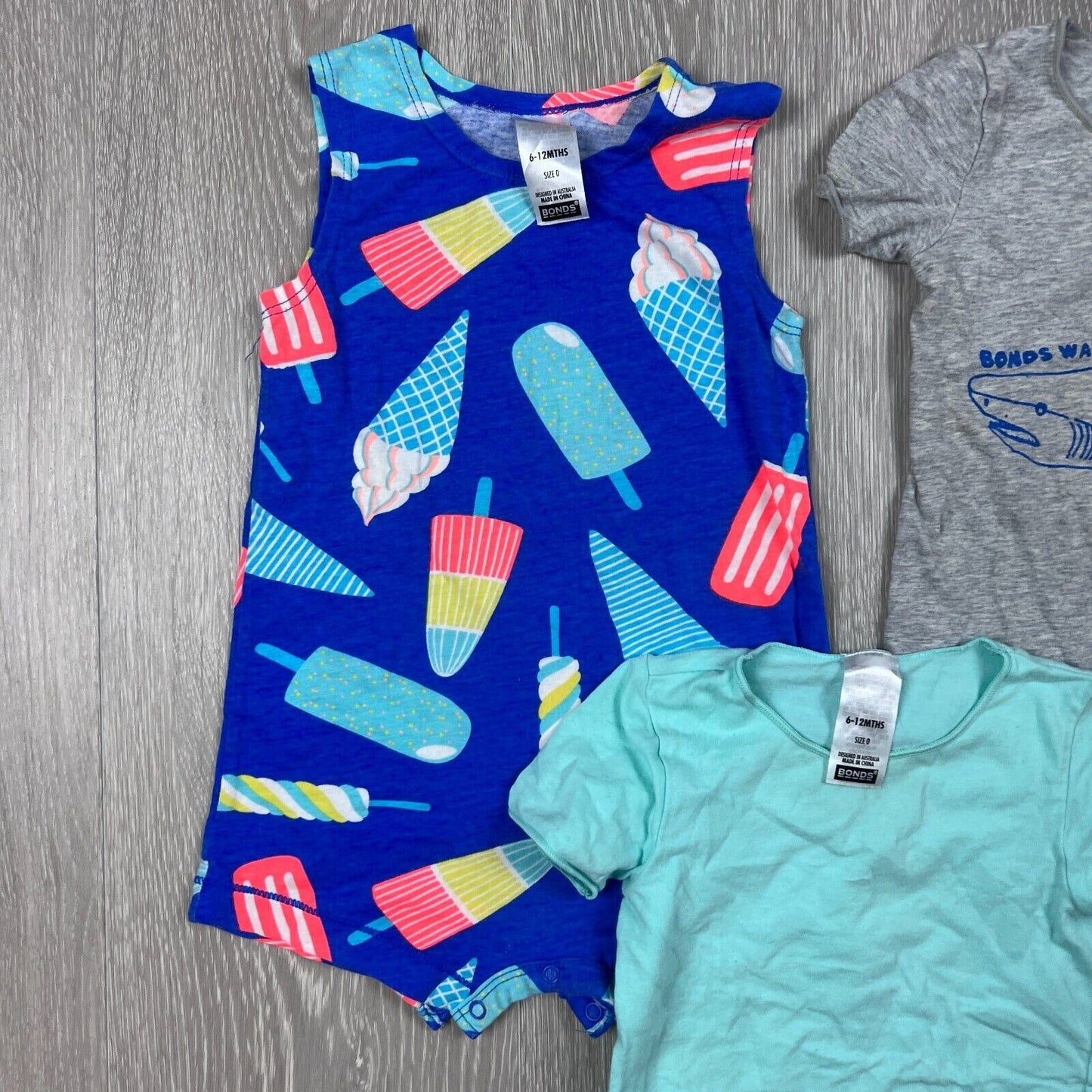 Bonds Babies Top Bundle Size 6-12 Months (Size 0) - 4 Pieces