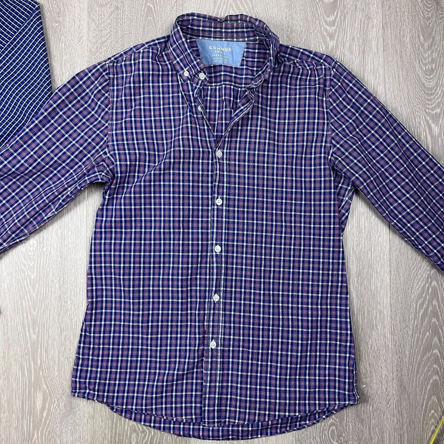 Connor Mens Casual Button Up Shirt Bundle Size Small (3 - Shirts)