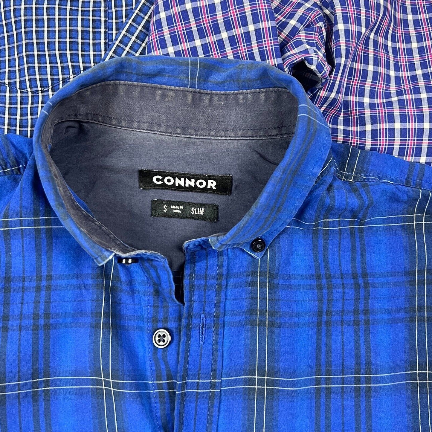 Connor Mens Casual Button Up Shirt Bundle Size Small (3 - Shirts)