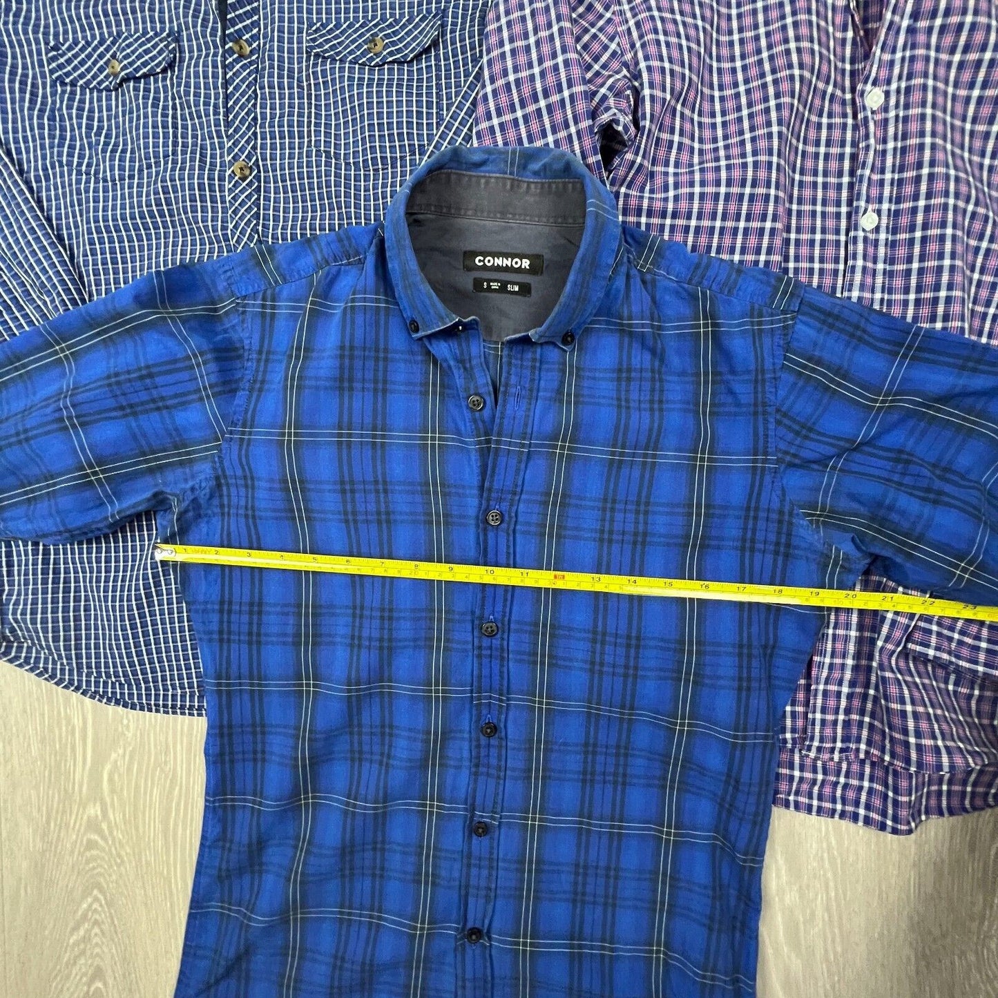 Connor Mens Casual Button Up Shirt Bundle Size Small (3 - Shirts)