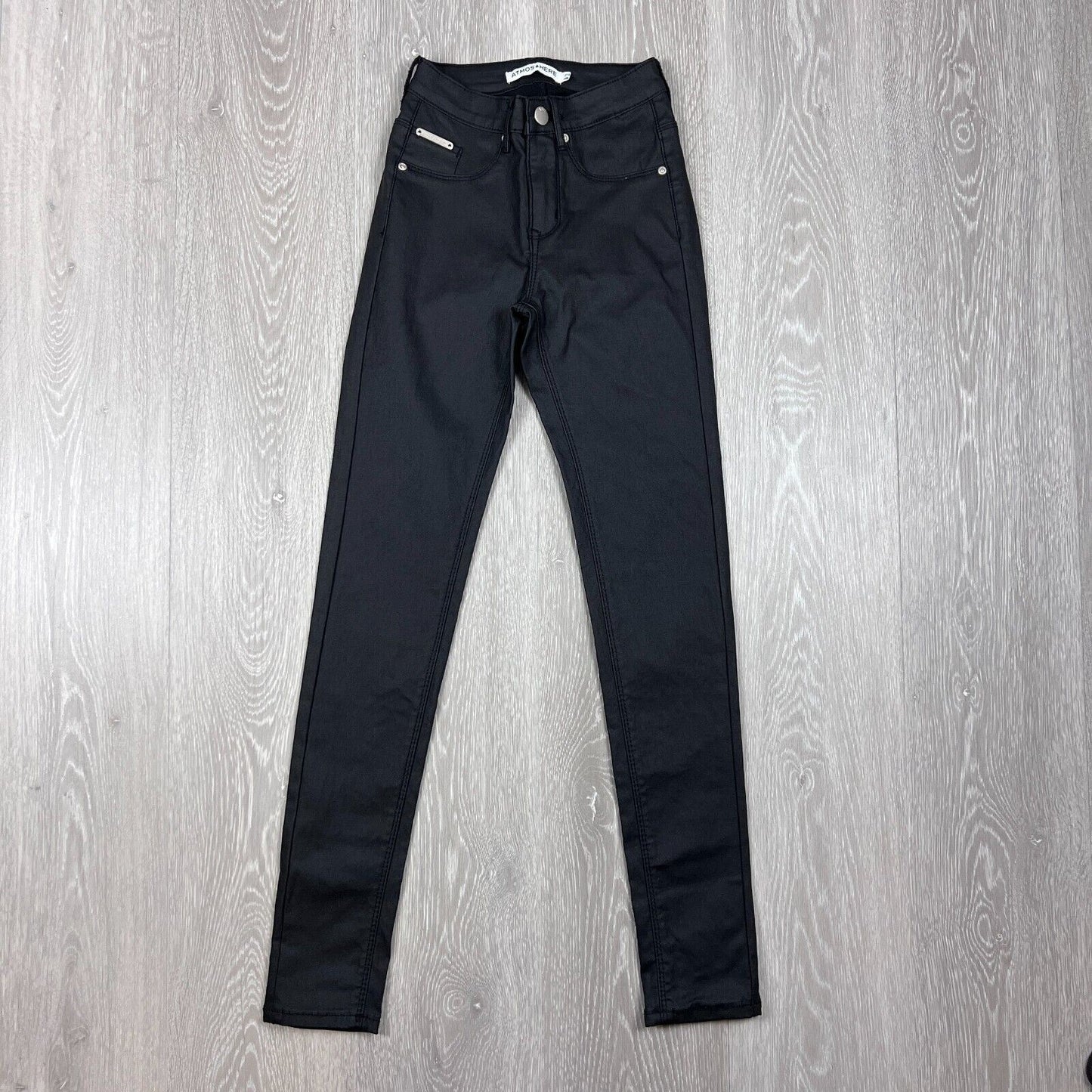 Atmos & Here Womens Black Skinny Jeans Size 24