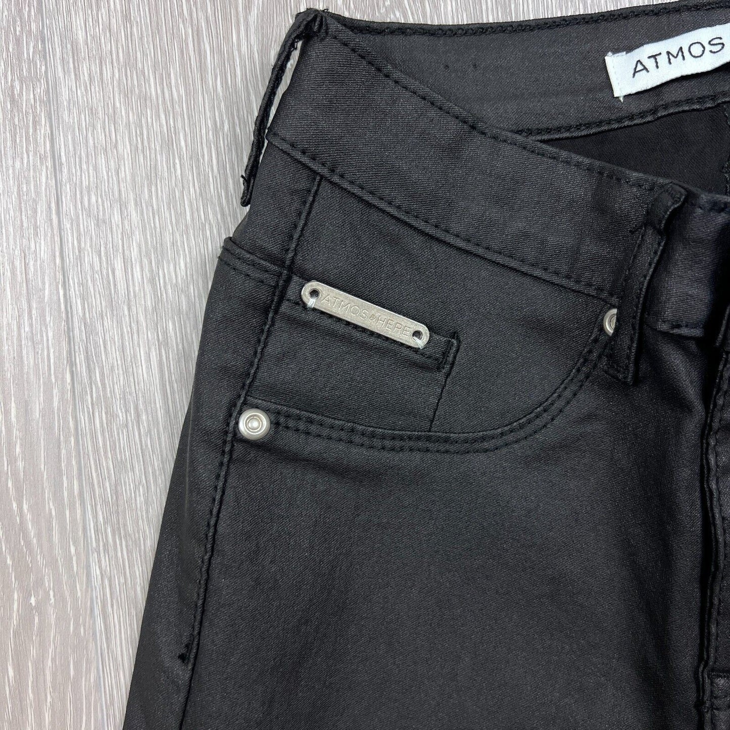 Atmos & Here Womens Black Skinny Jeans Size 24