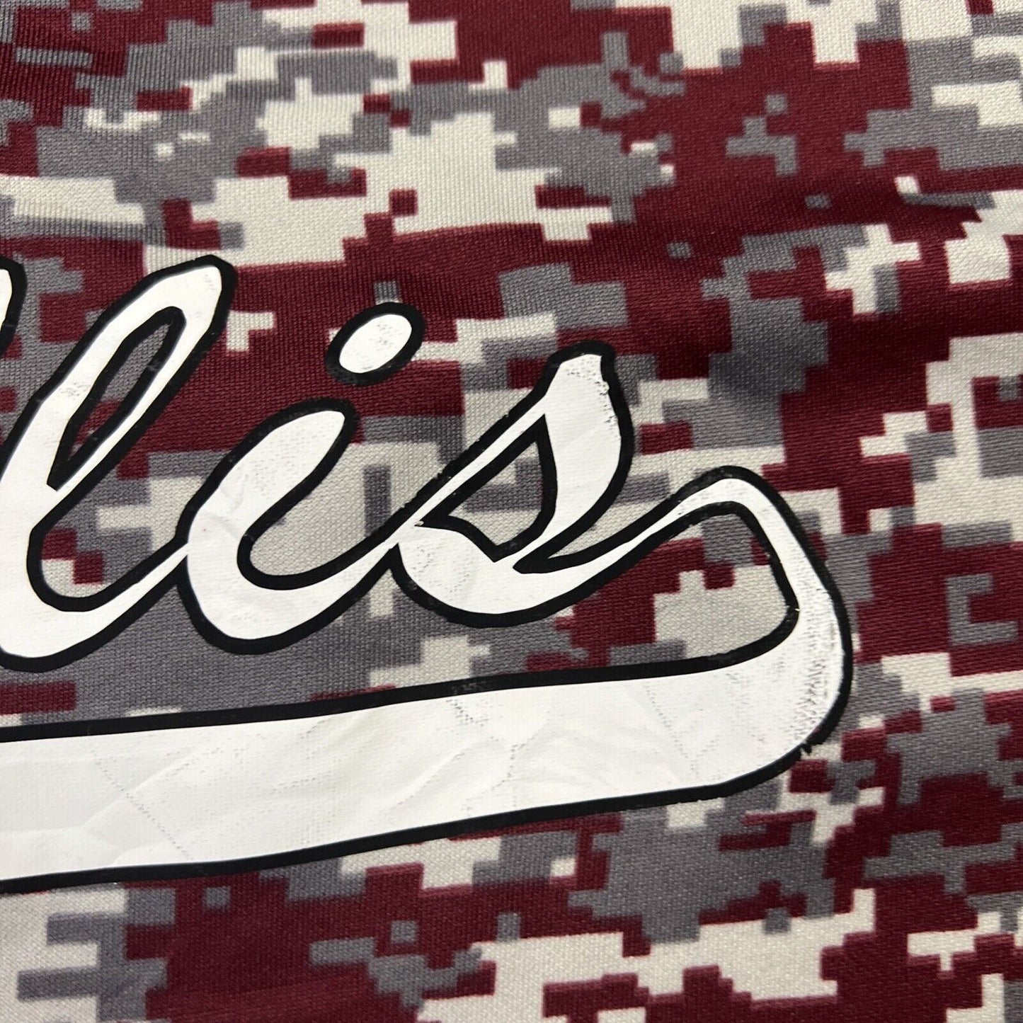 Augusta Sportswear Millis Baseball Shirt Camo Size Large