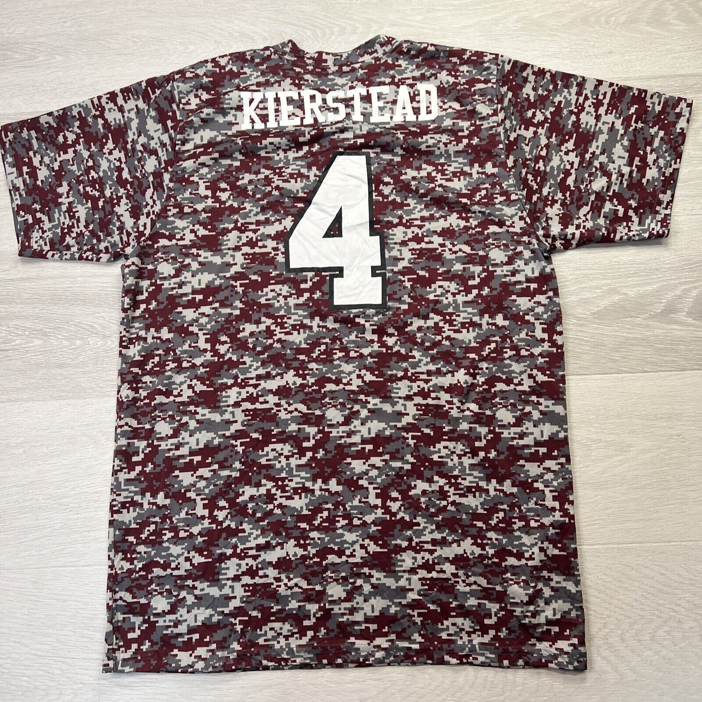 Augusta Sportswear Millis Baseball Shirt Camo Size Large
