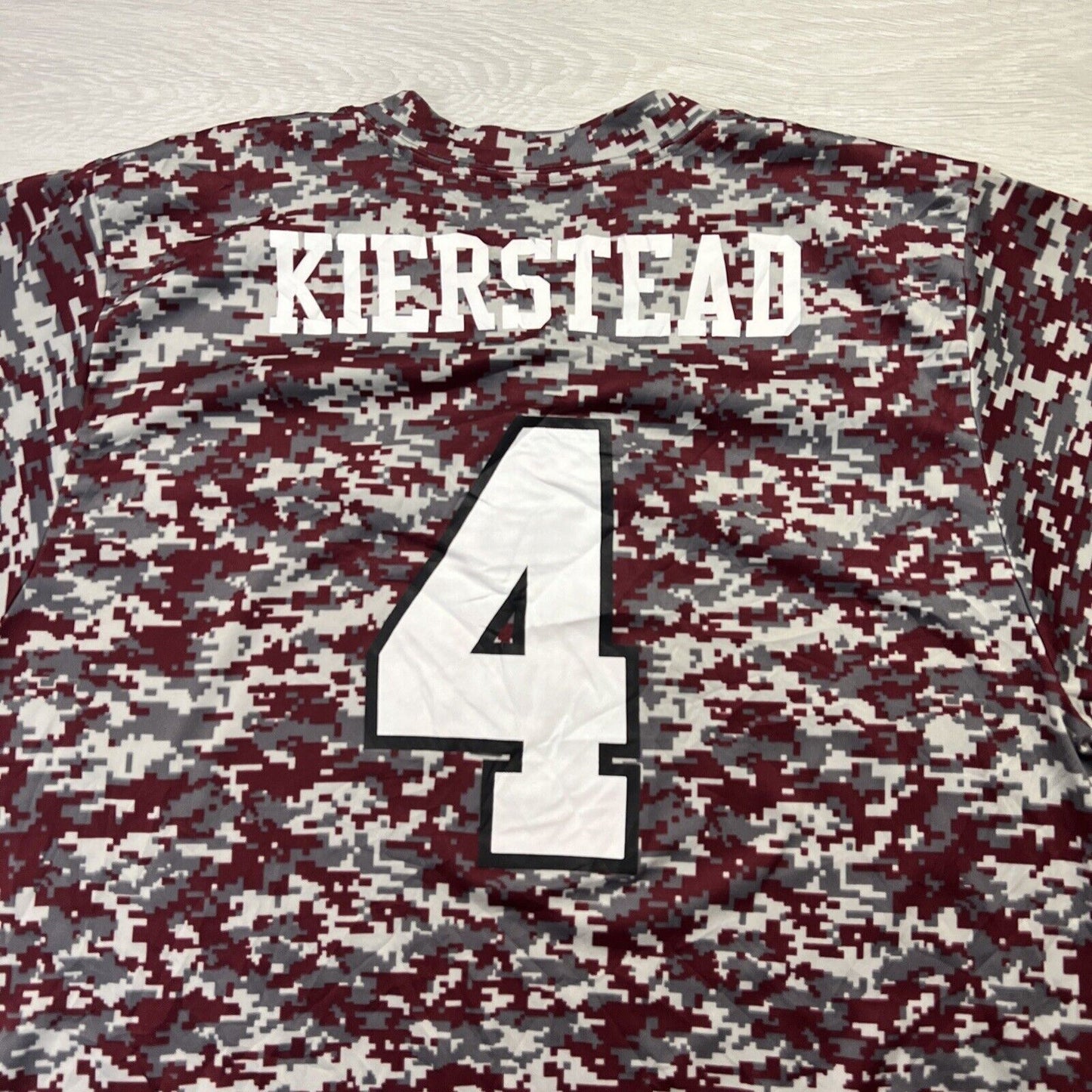 Augusta Sportswear Millis Baseball Shirt Camo Size Large