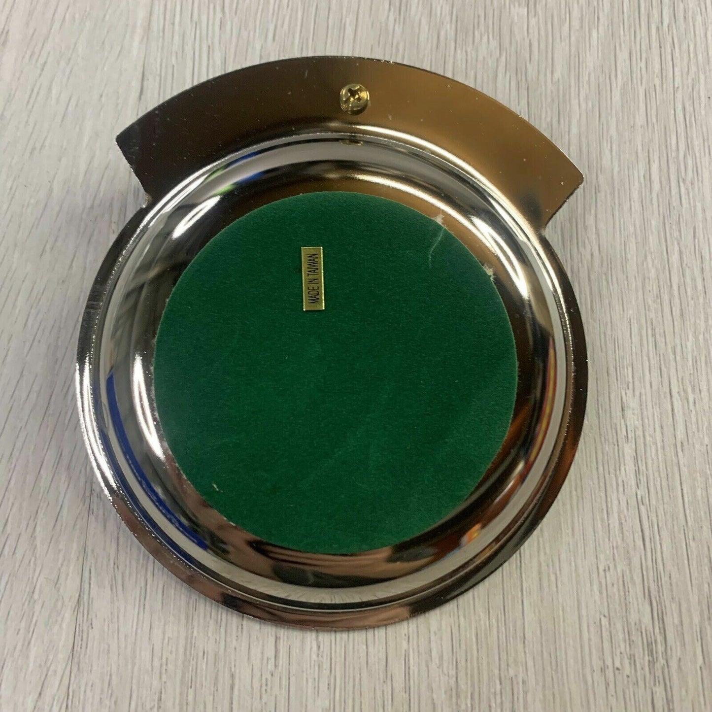 Pocket Change Dish with Brass Plated Football (Like New)