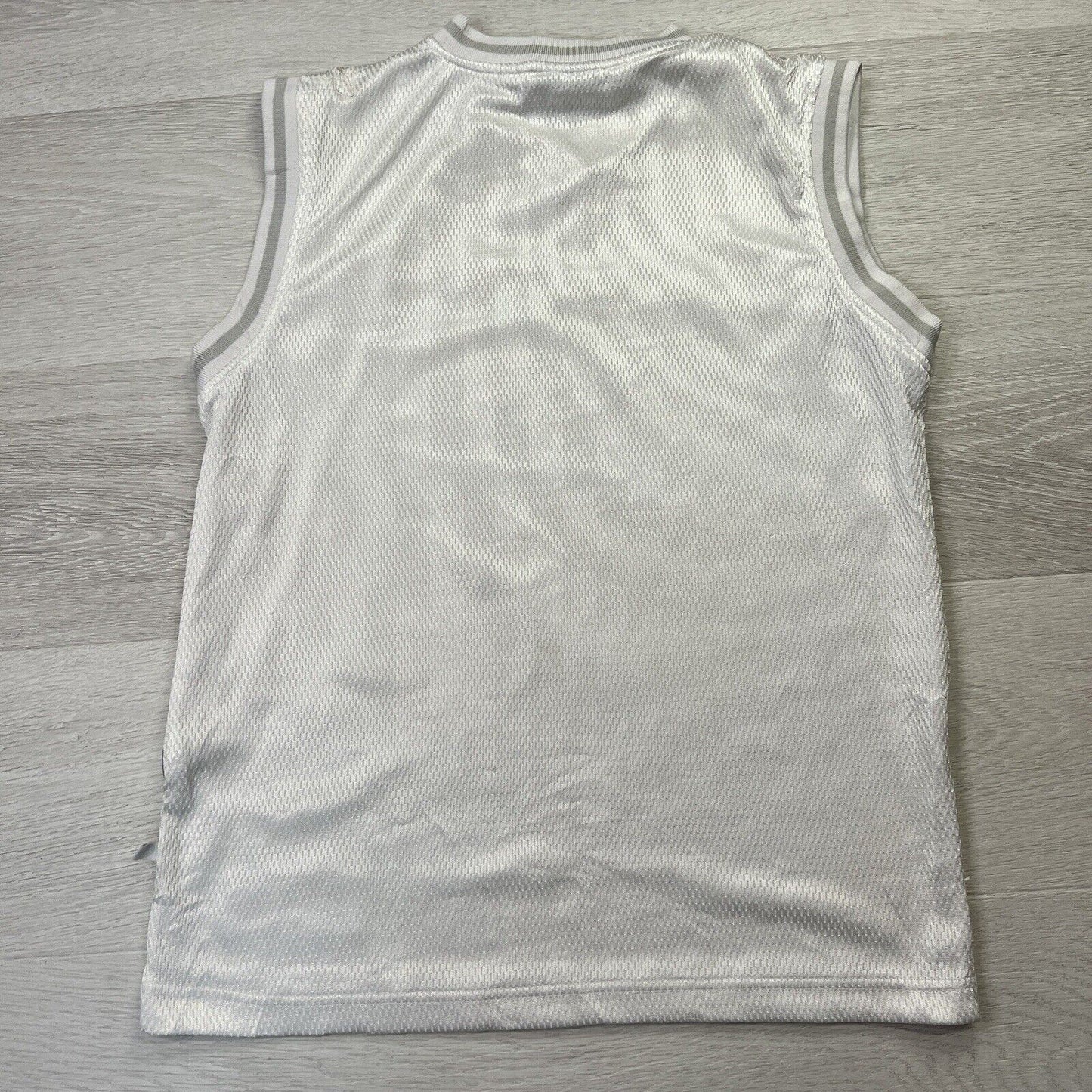 Reebok Basketball White Tank Top Size L (Measures S/M)