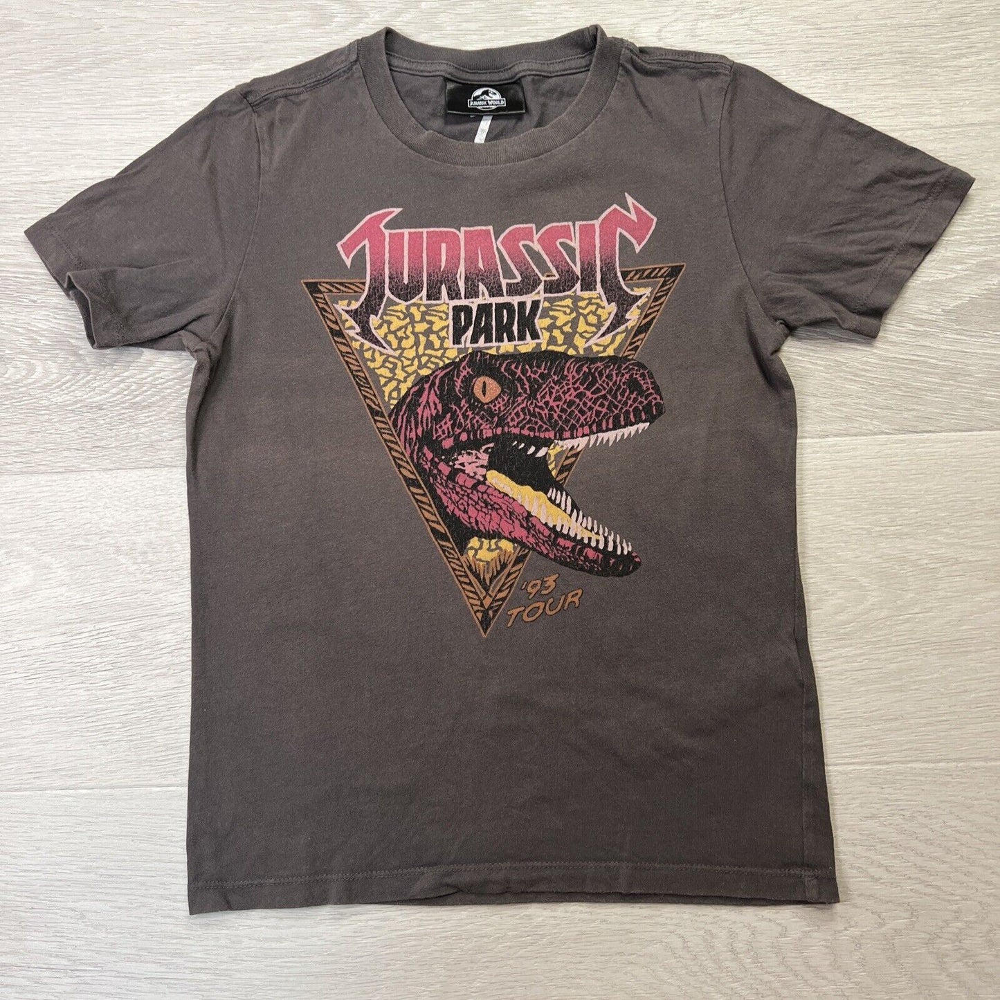 Jurassic World 'Jurassic Park 93 Tour' Kids T-Shirt Size 7 Years