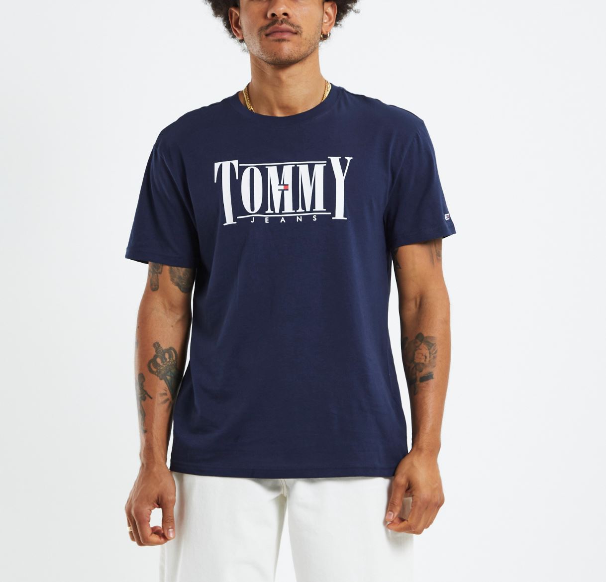 Tommy Hilfiger Jeans Mens Navy T-Shirt Size Large (New)